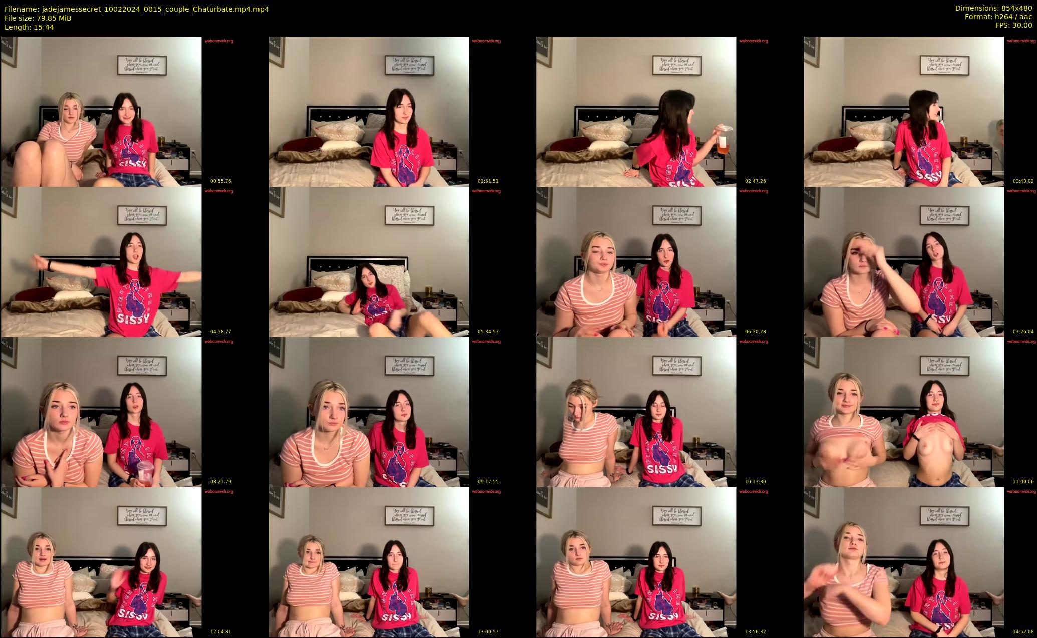 jadejamessecret — 16 minute Chaturbate couple cam show recording, 480p, Feb 10, 2024