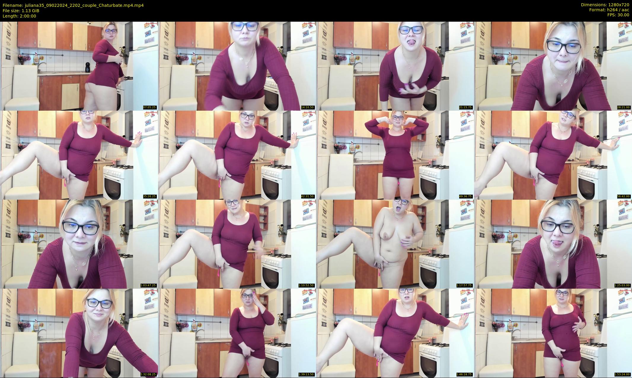 juliana35 — 120 minute Chaturbate couple cam show recording, 720p, Feb 9, 2024