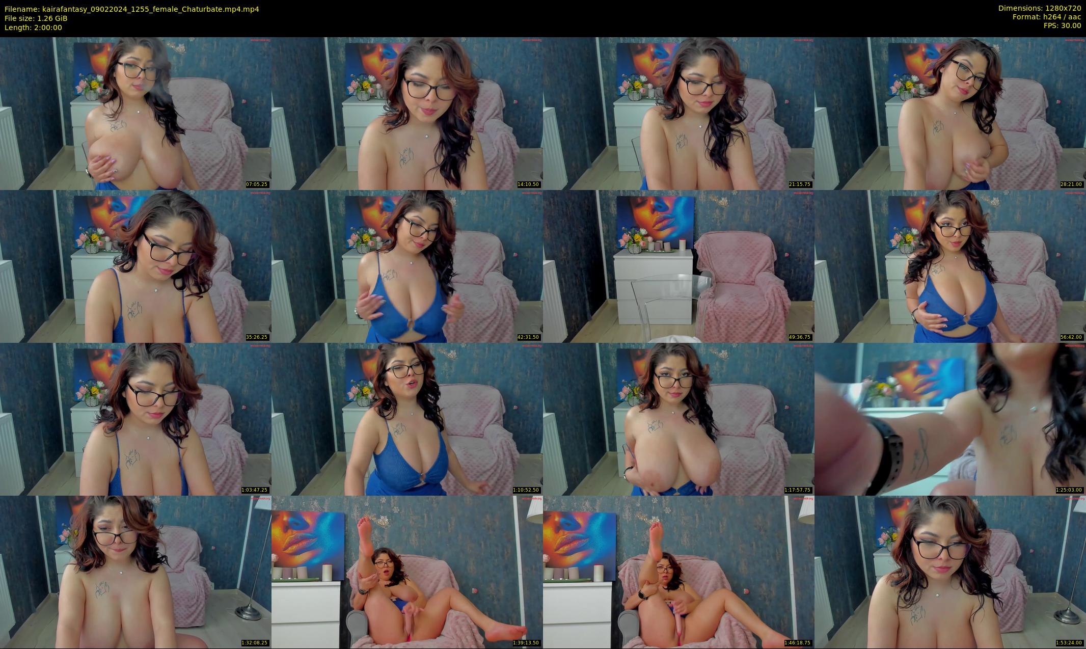 kairafantasy — 120 minute Chaturbate female cam show recording, 720p, Feb 9, 2024