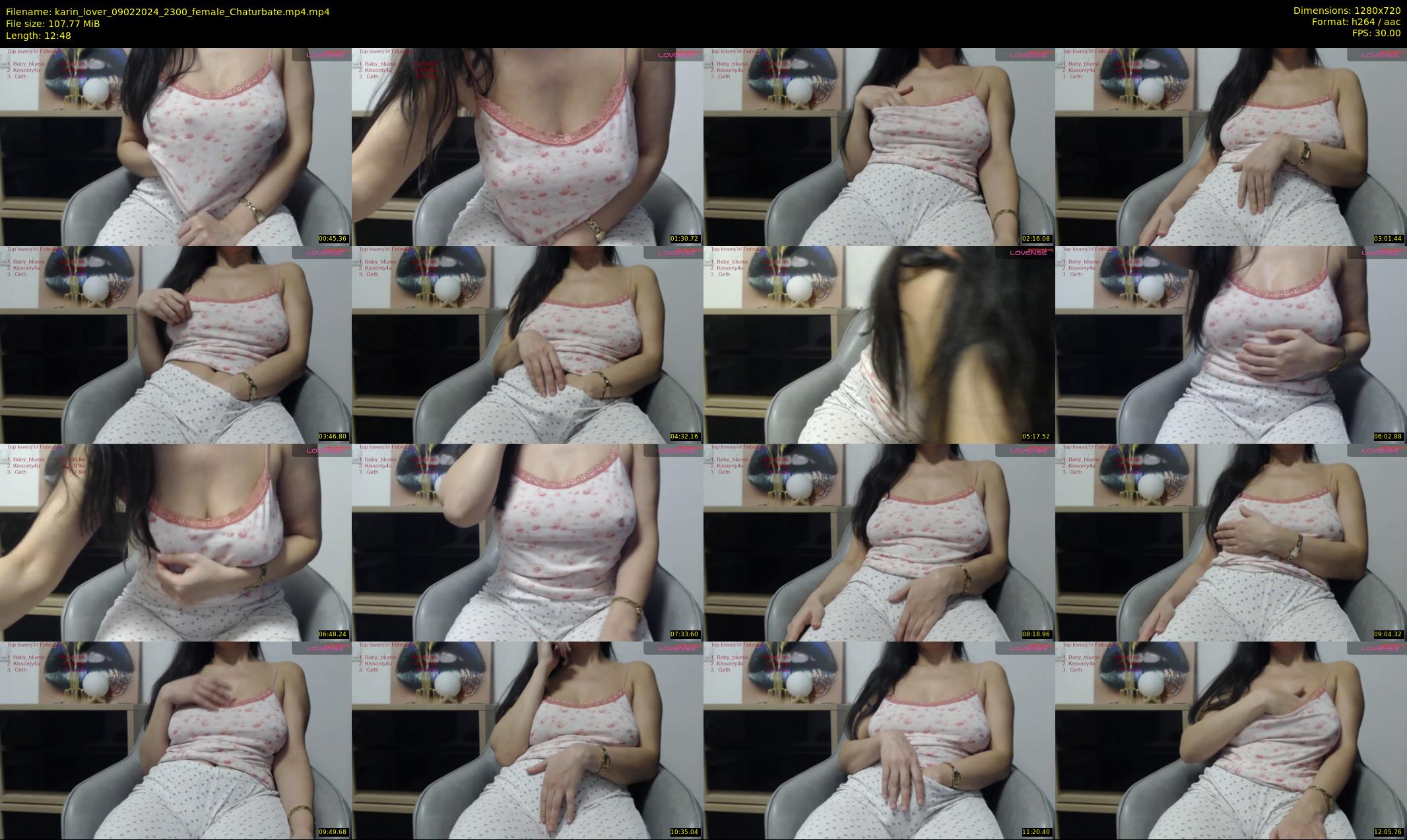 karin_lover — 13 minute Chaturbate female cam show recording, 720p, Feb 9, 2024