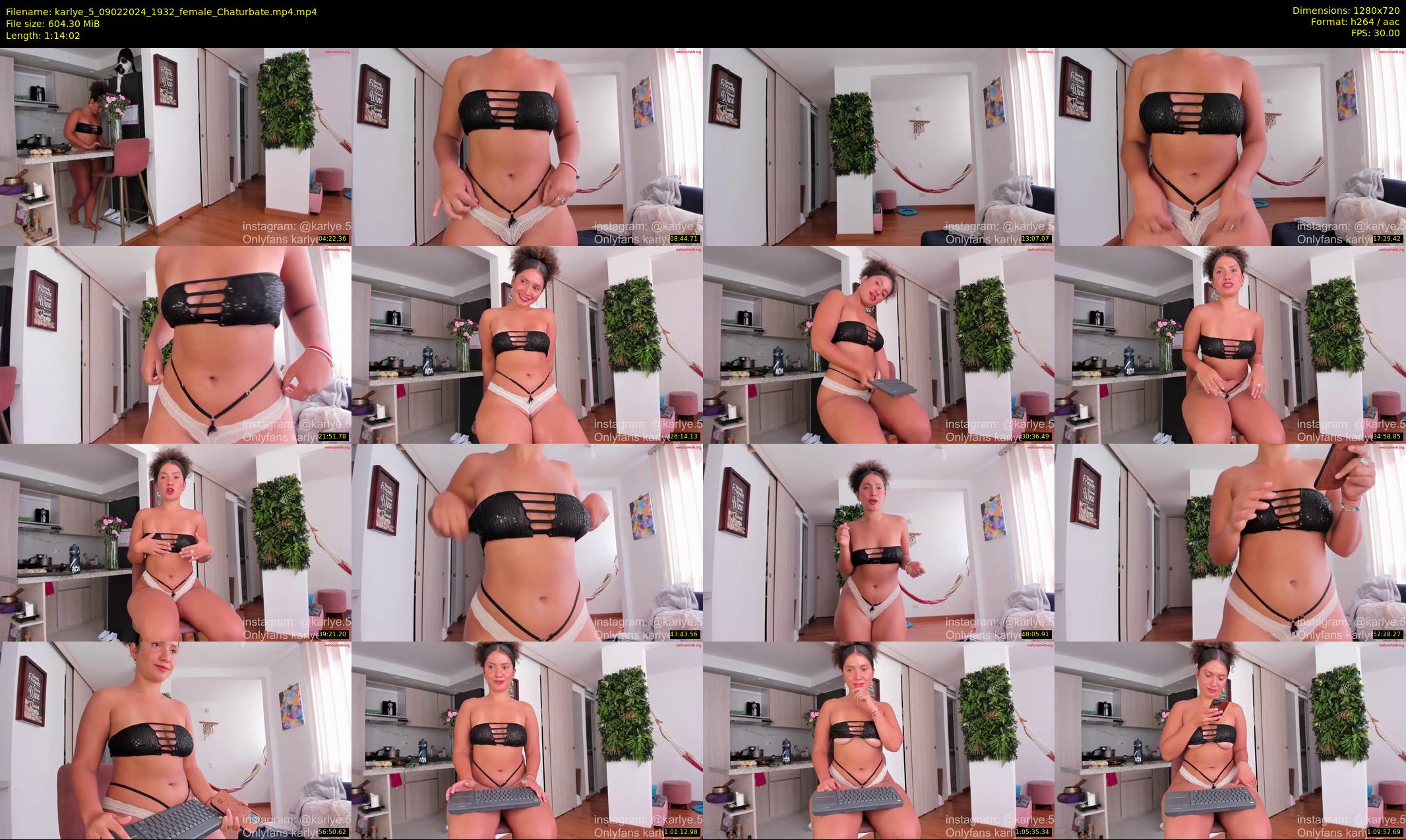 karlye_5 — 75 minute Chaturbate female cam show recording, 720p, Feb 9, 2024