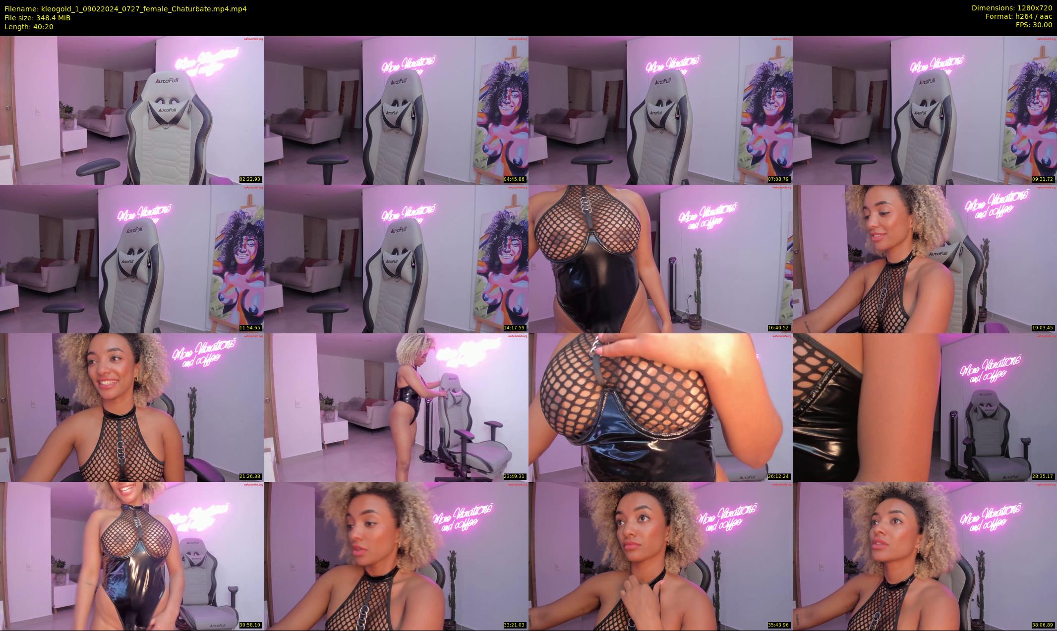 kleogold_1 — 41 minute Chaturbate female cam show recording, 720p, Feb 9, 2024