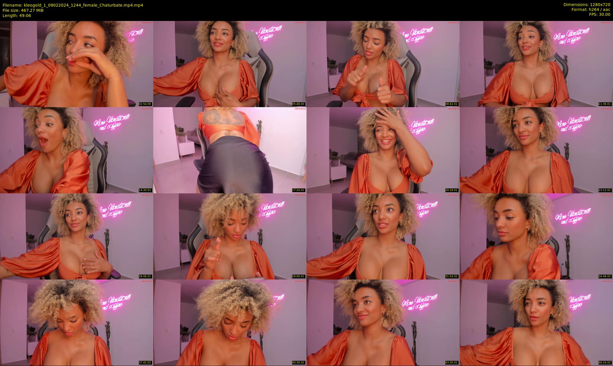 kleogold_1 — 50 minute Chaturbate female cam show recording, 720p, Feb 9, 2024