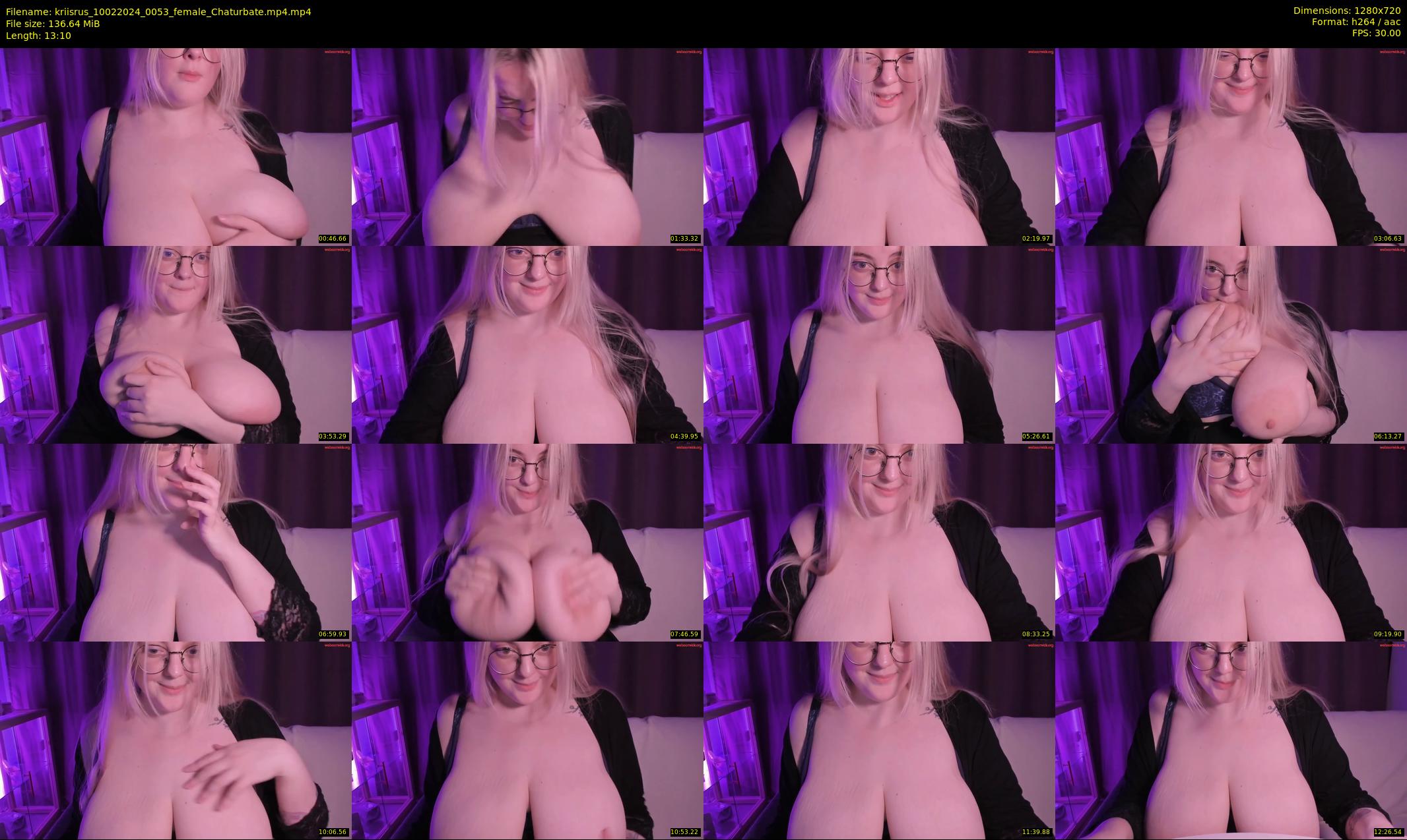kriisrus — 14 minute Chaturbate female cam show recording, 720p, Feb 10, 2024