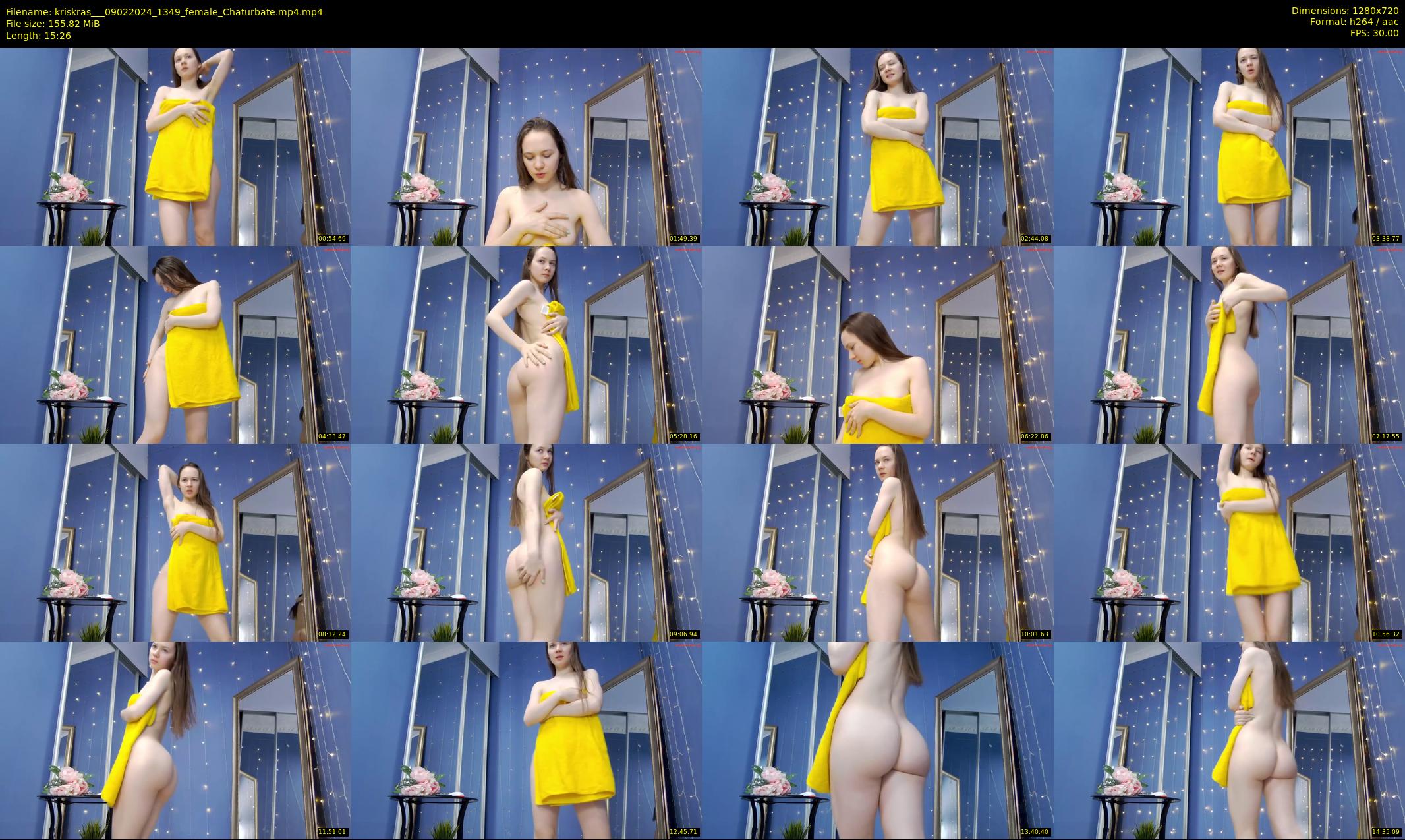 kriskras__ — 16 minute Chaturbate female cam show recording, 720p, Feb 9, 2024