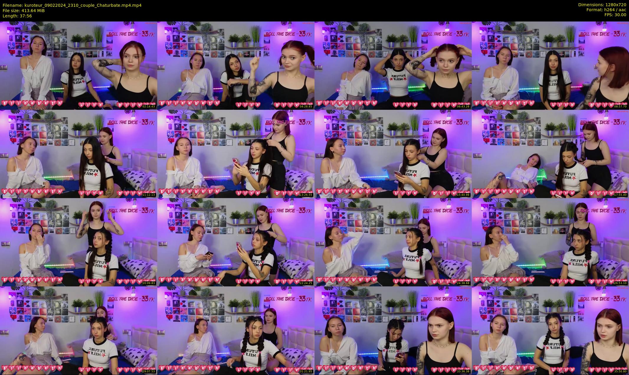 kuroteur — 38 minute Chaturbate couple cam show recording, 720p, Feb 9, 2024
