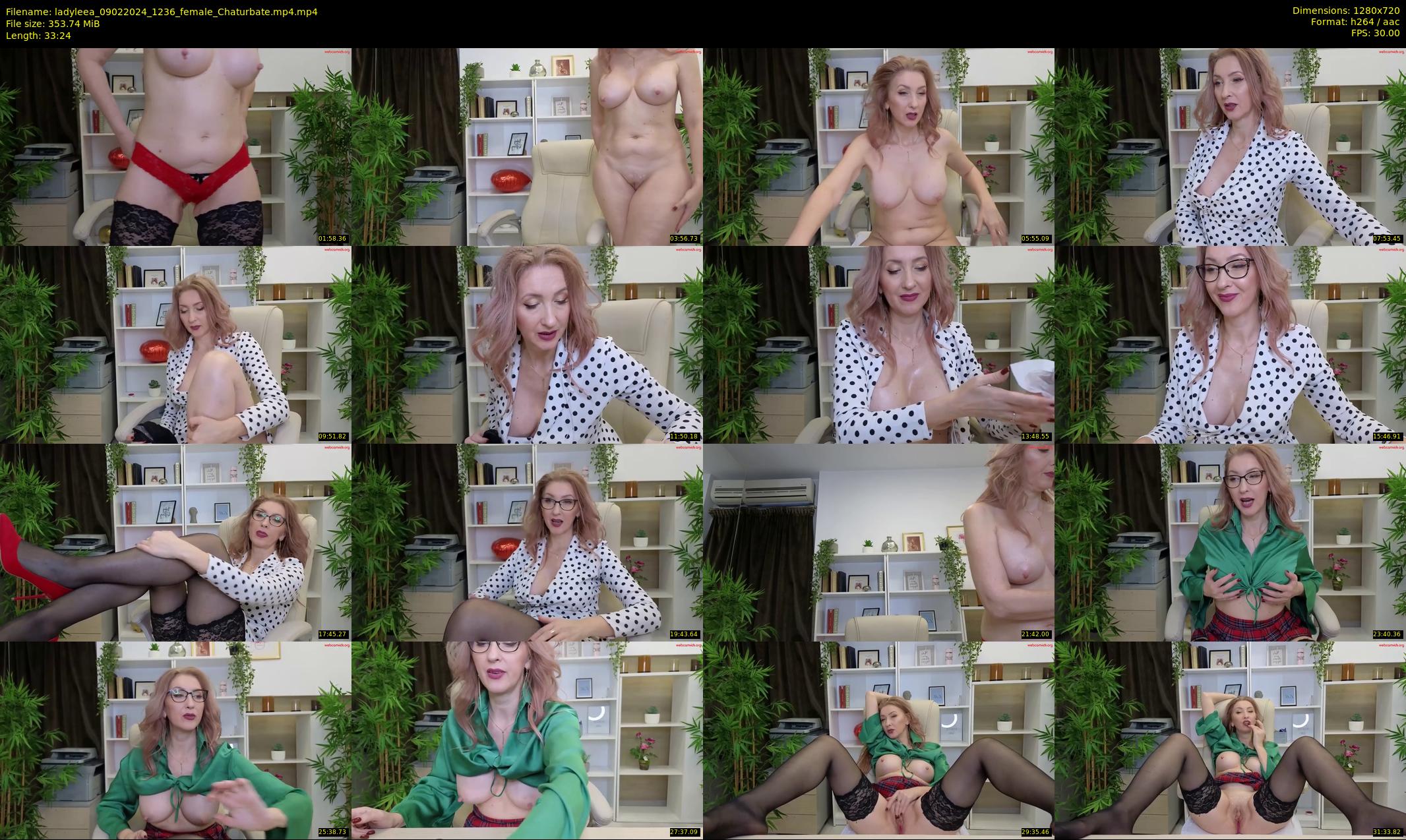 ladyleea — 34 minute Chaturbate female cam show recording, 720p, Feb 9, 2024