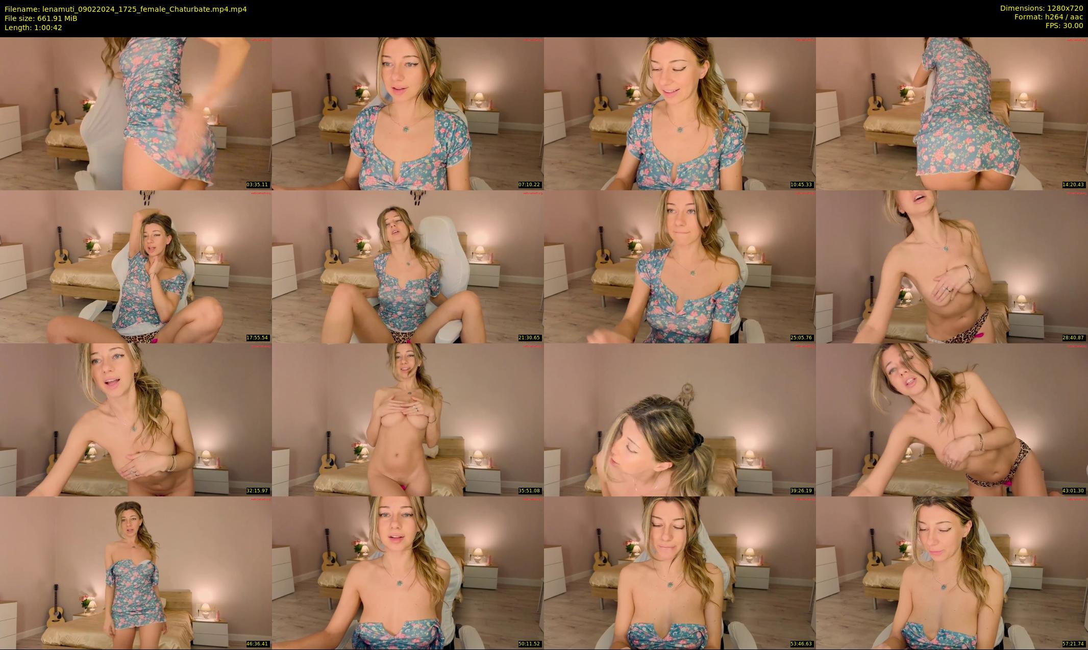 lenamuti — 61 minute Chaturbate female cam show recording, 720p, Feb 9, 2024