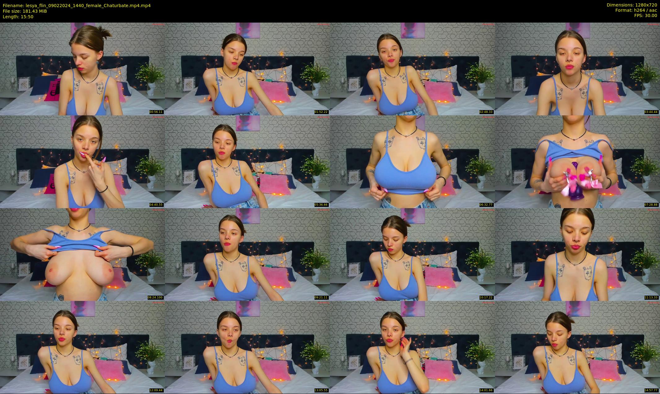 lesya_flin — 16 minute Chaturbate female cam show recording, 720p, Feb 9, 2024