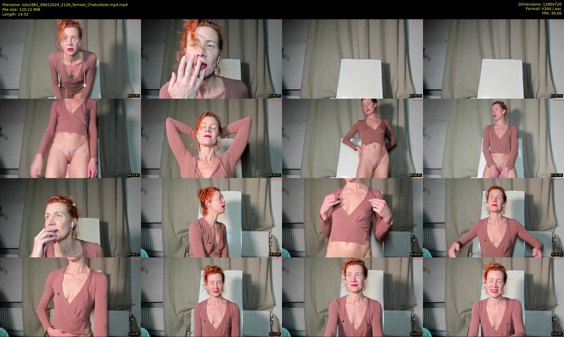 lola1981 — 15 minute Chaturbate female cam show recording, 720p, Feb 9, 2024