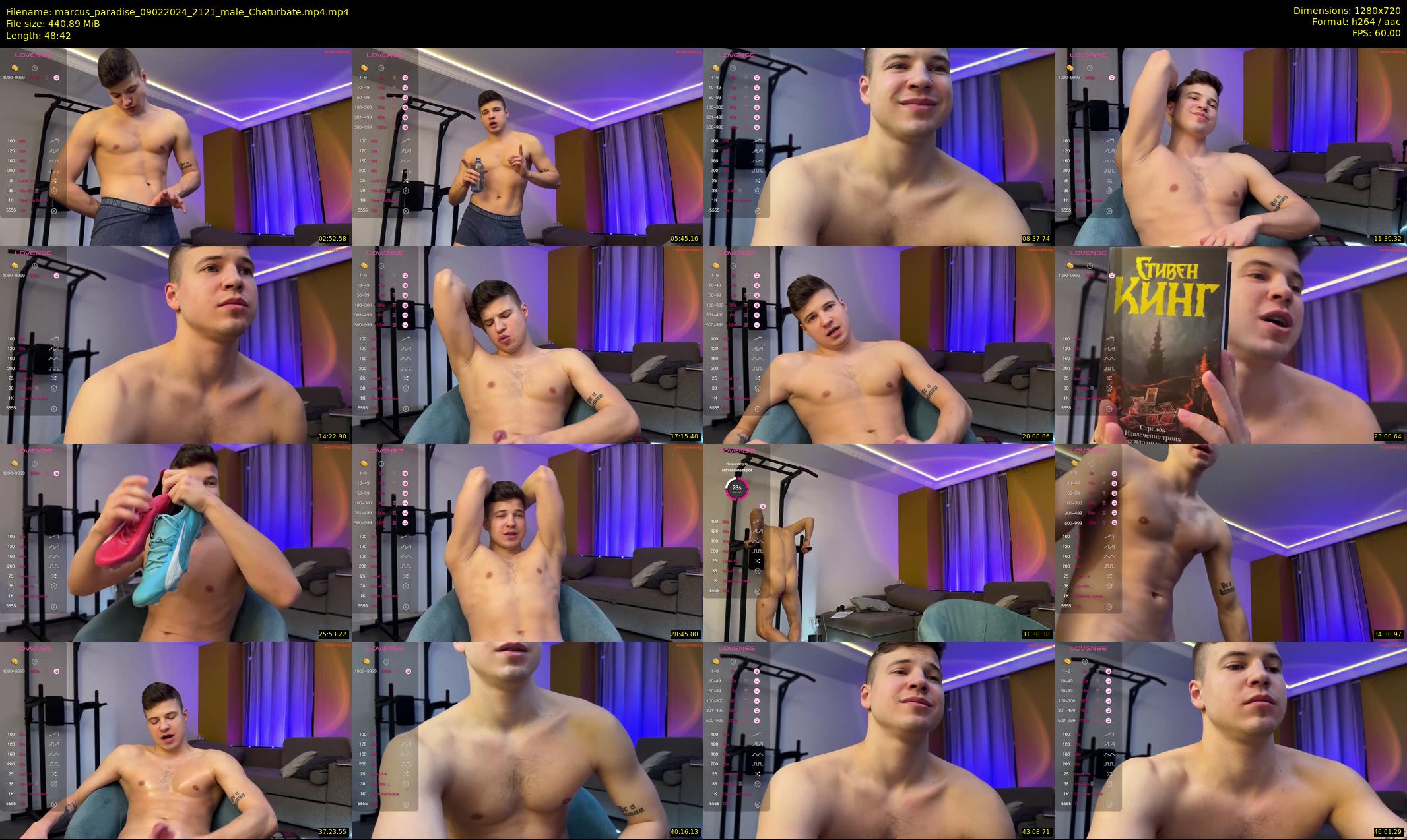 marcus_paradise — 49 minute Chaturbate male cam show recording, 720p, Feb 9, 2024