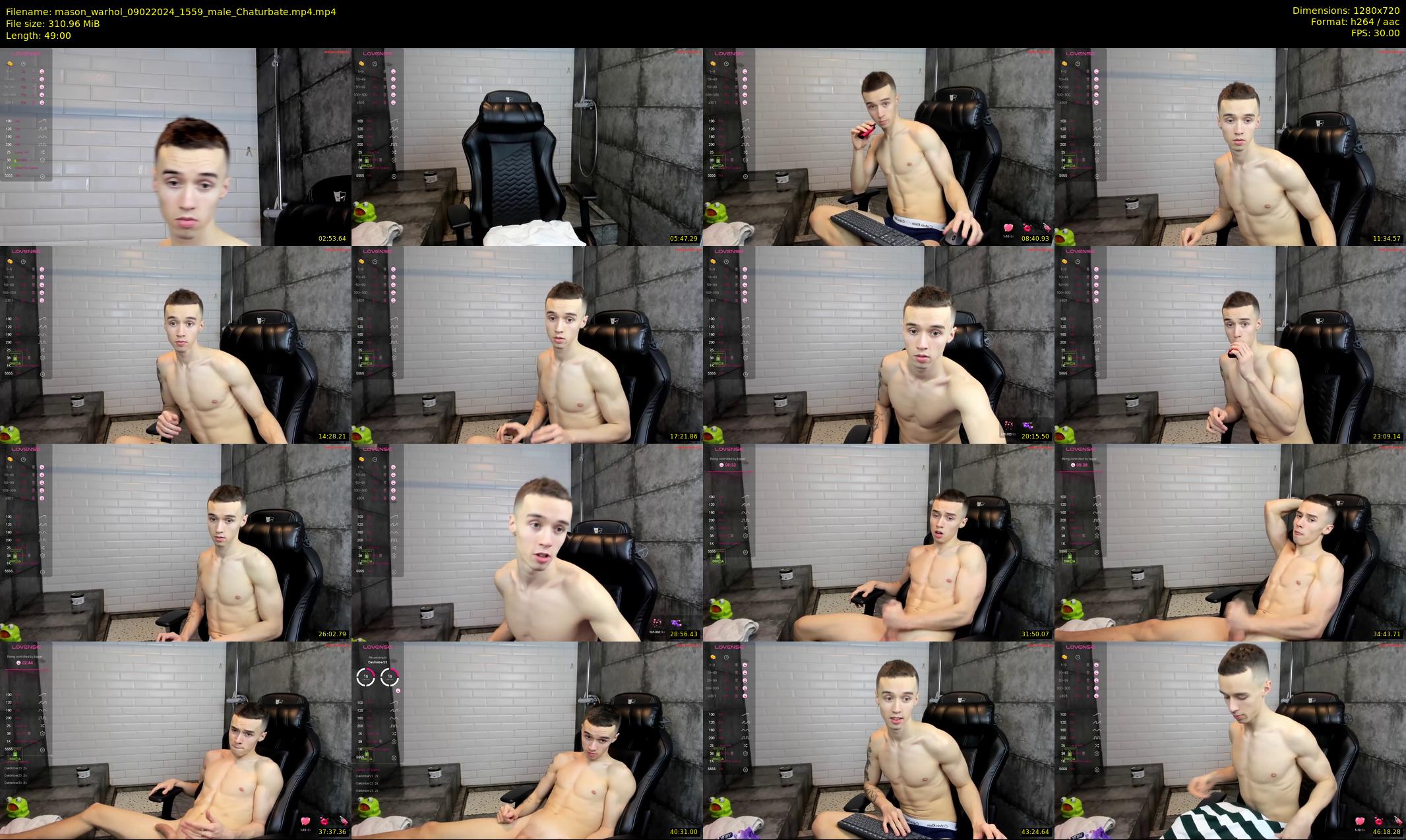 mason_warhol — 49 minute Chaturbate male cam show recording, 720p, Feb 9, 2024