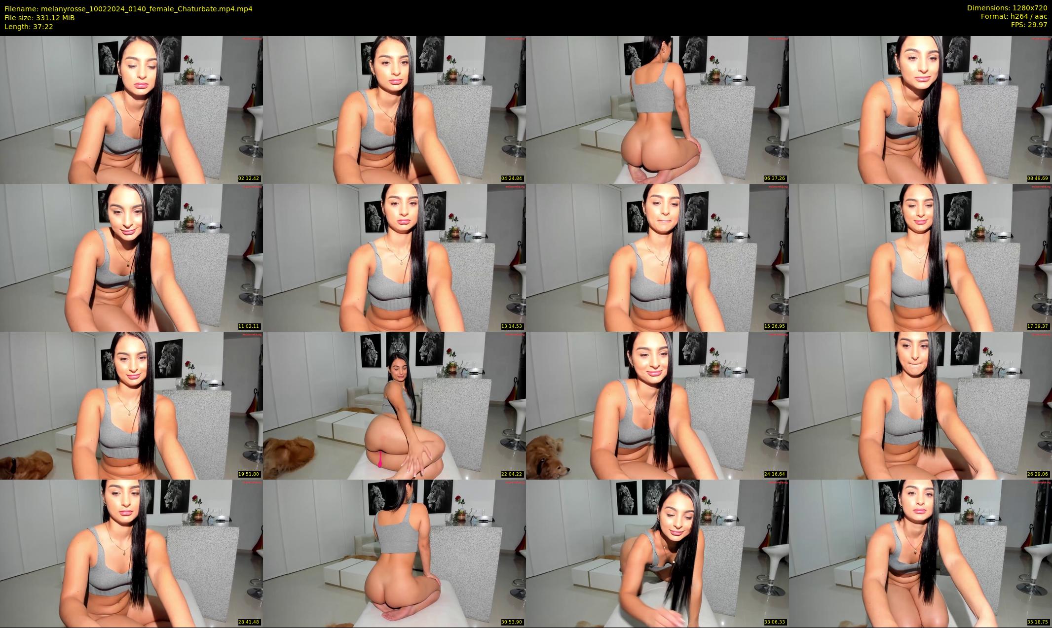 melanyrosse — 38 minute Chaturbate female cam show recording, 720p, Feb 10, 2024