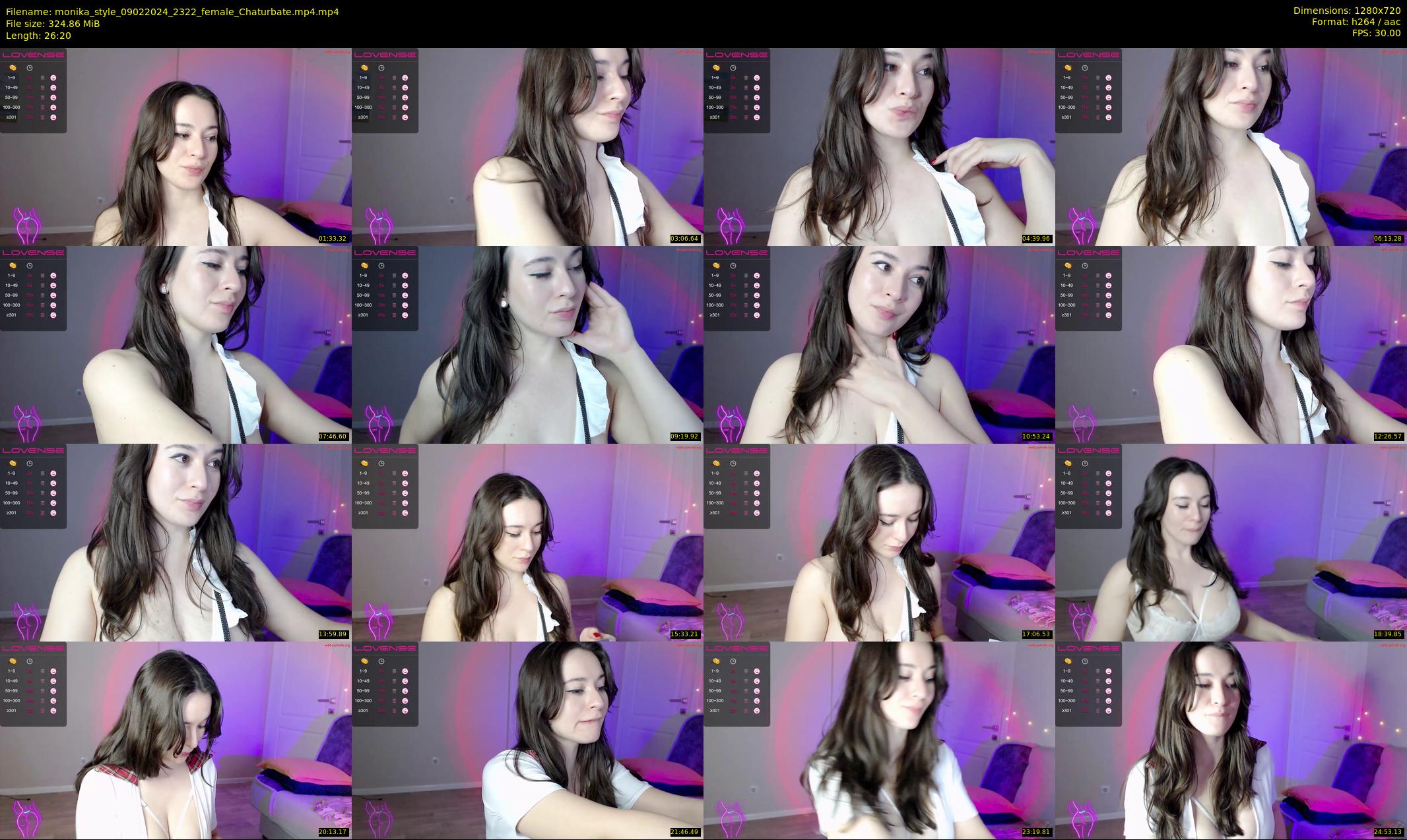 monika_style — 27 minute Chaturbate female cam show recording, 720p, Feb 9, 2024
