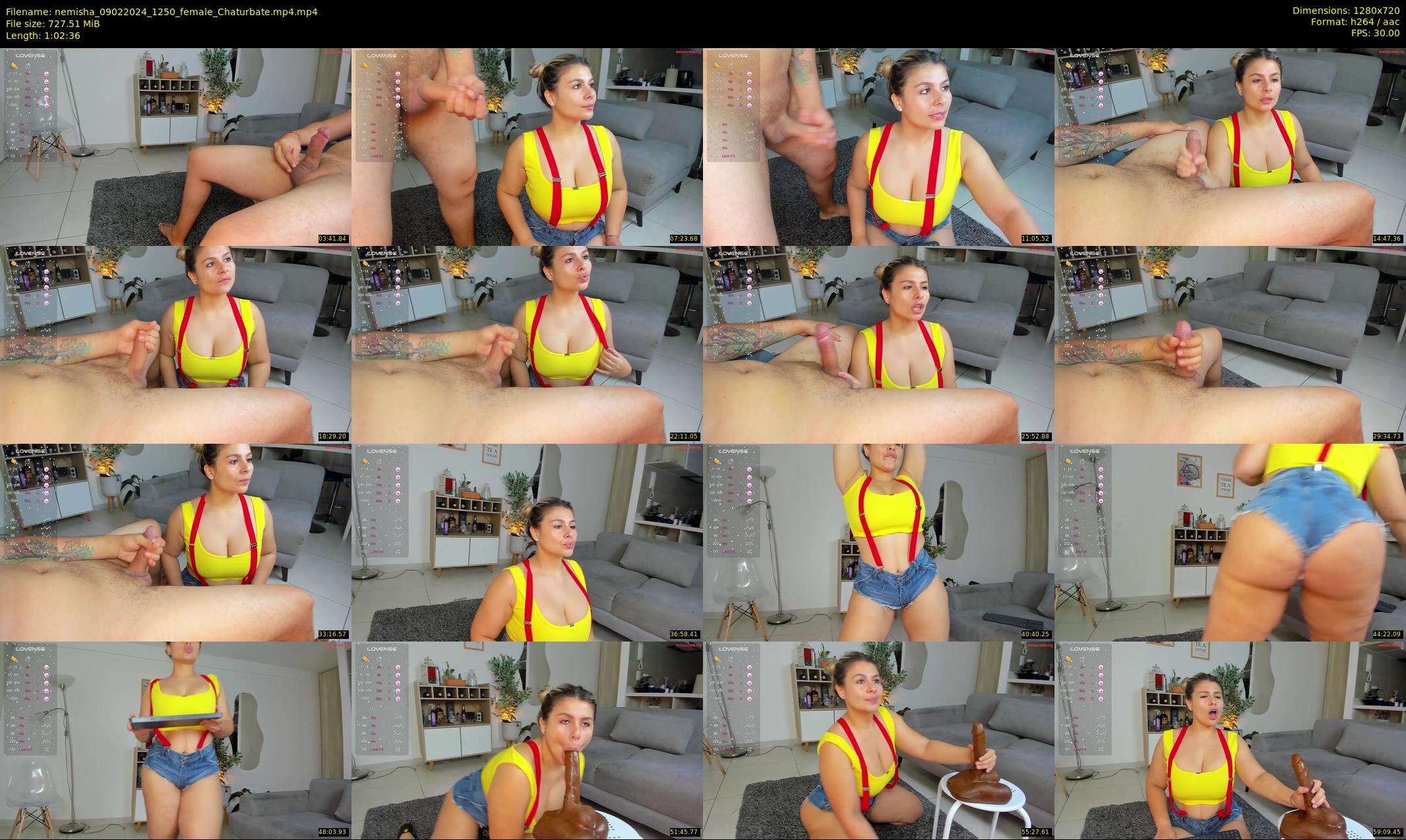nemisha — 63 minute Chaturbate female cam show recording, 720p, Feb 9, 2024