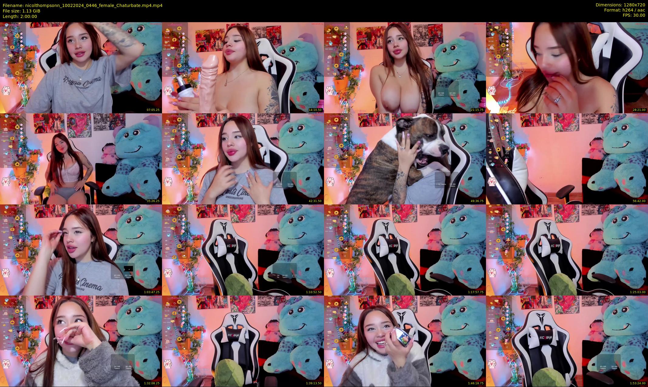 nicolthompsonn — 120 minute Chaturbate female cam show recording, 720p, Feb 10, 2024