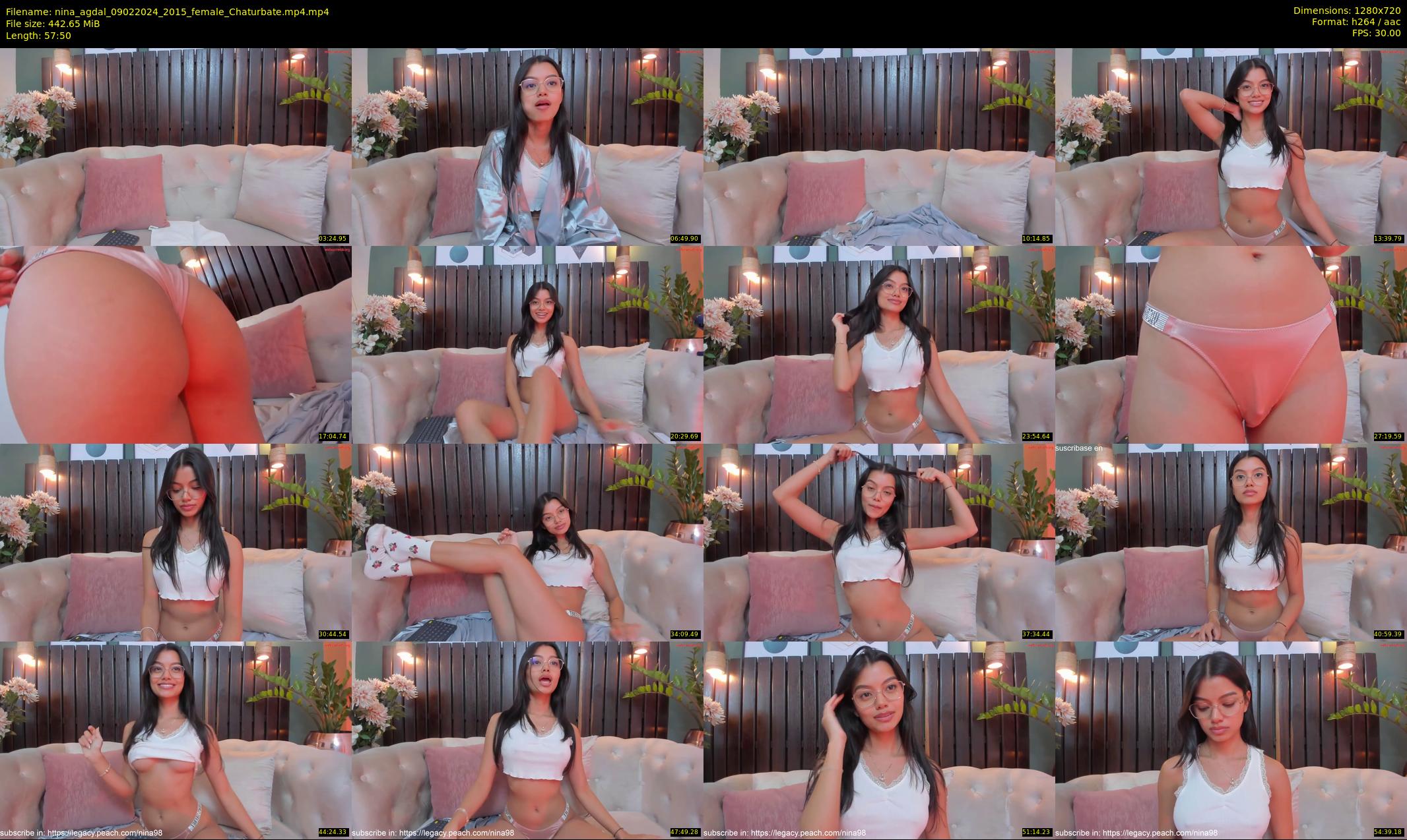 nina_agdal — 58 minute Chaturbate female cam show recording, 720p, Feb 9, 2024