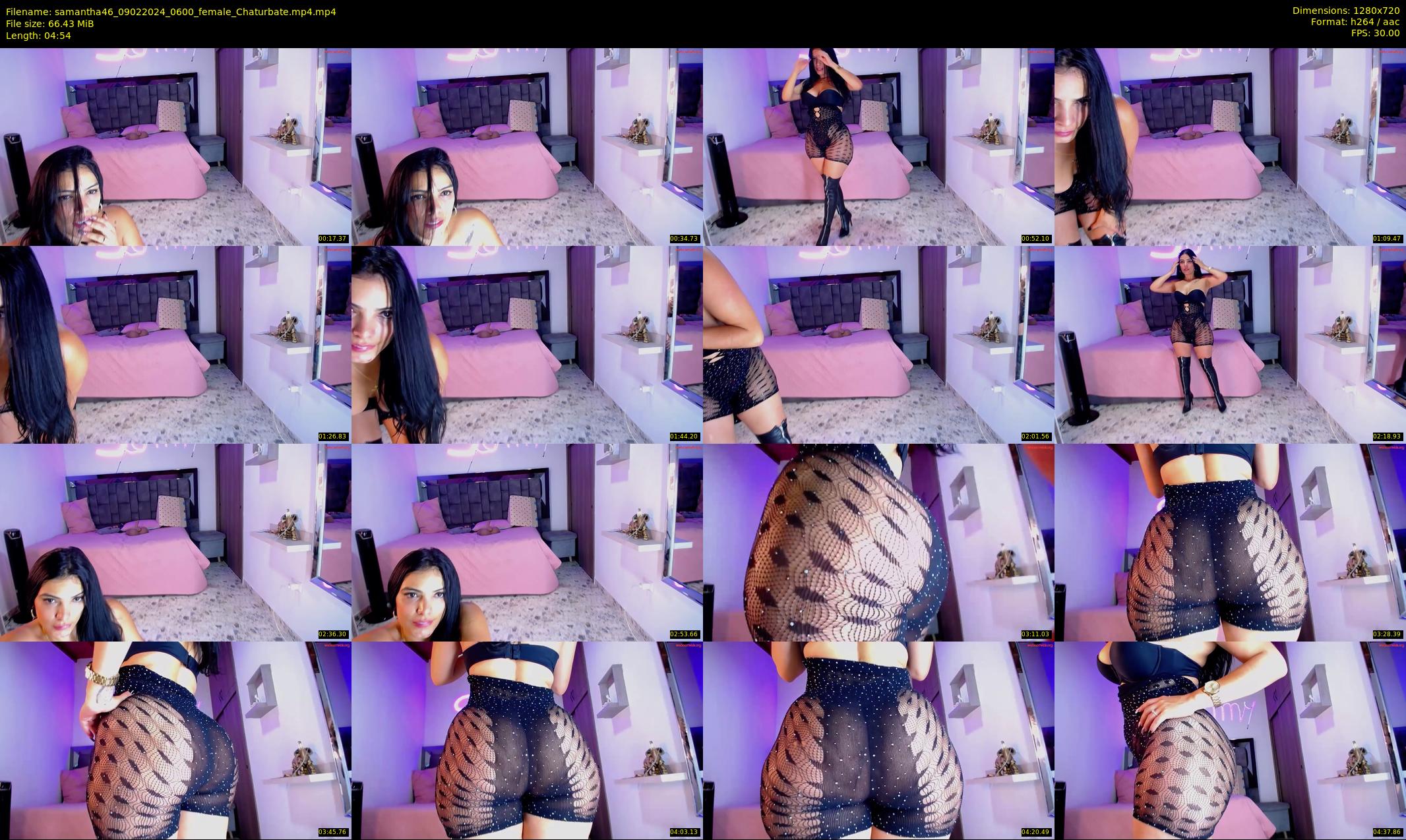 samantha46 — 5 minute Chaturbate female cam show recording, 720p, Feb 9, 2024