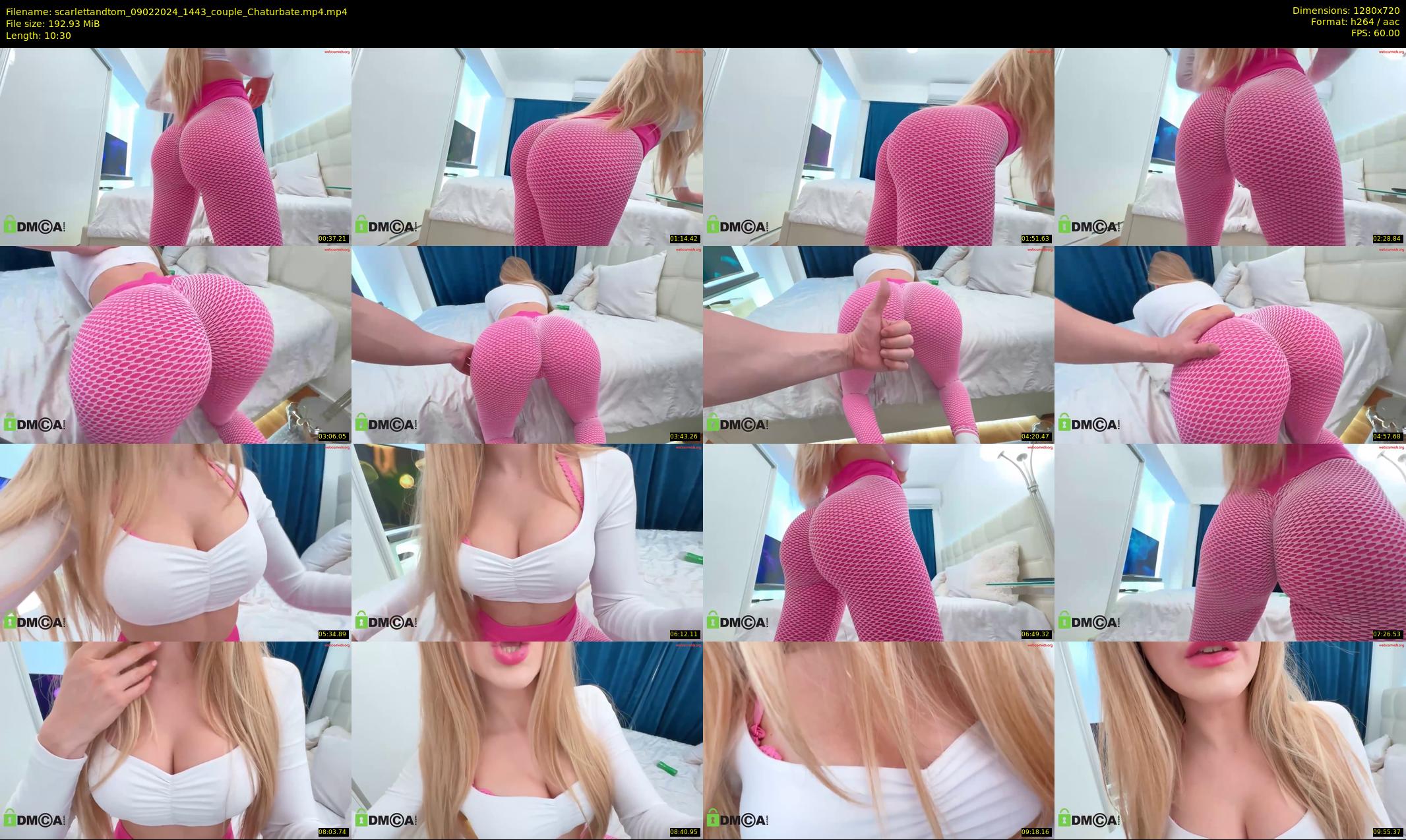 scarlettandtom — 11 minute Chaturbate couple cam show recording, 720p, Feb 9, 2024