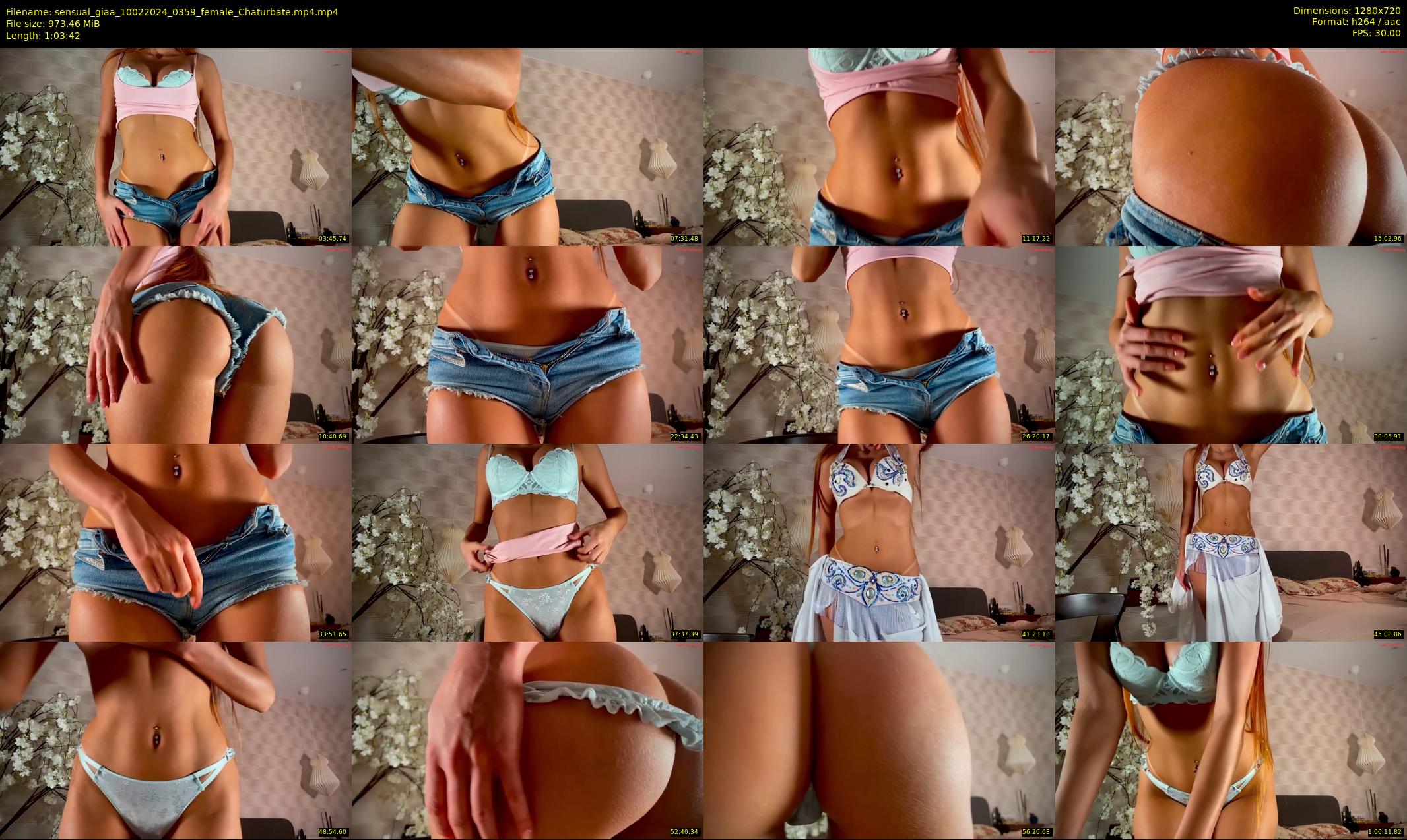 sensual_giaa — 64 minute Chaturbate female cam show recording, 720p, Feb 10, 2024
