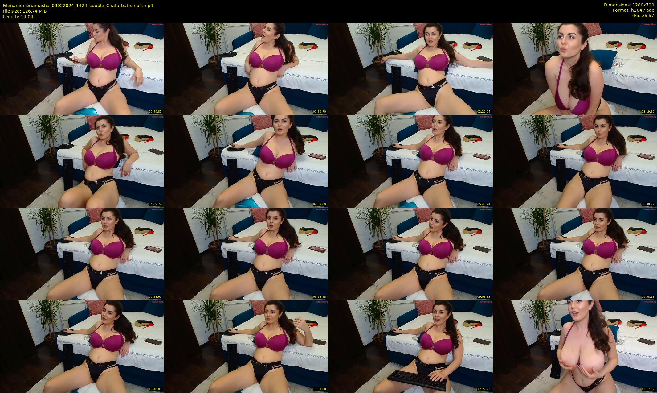 siriamasha — 15 minute Chaturbate couple cam show recording, 720p, Feb 9, 2024