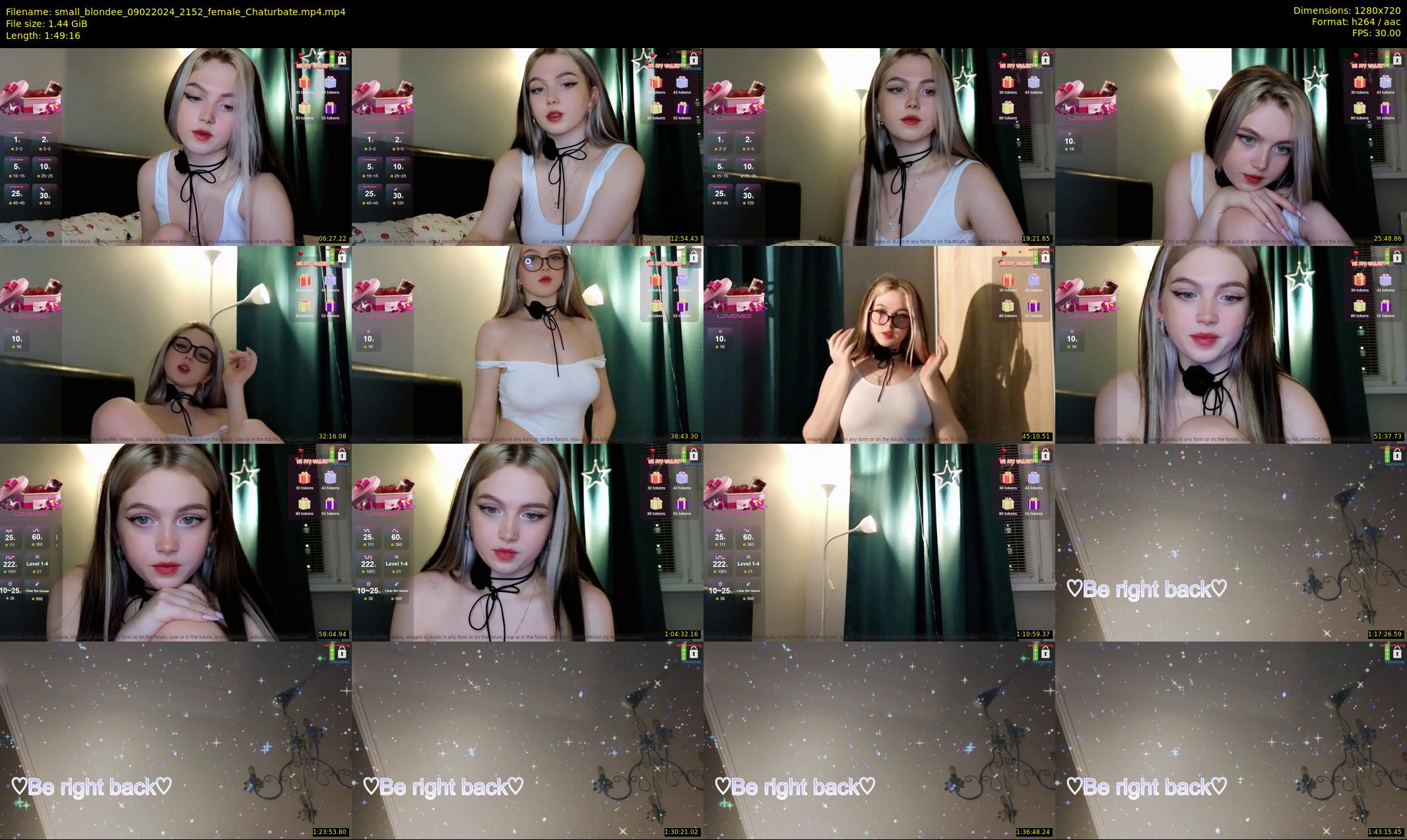 small_blondee — 110 minute Chaturbate female cam show recording, 720p, Feb 9, 2024