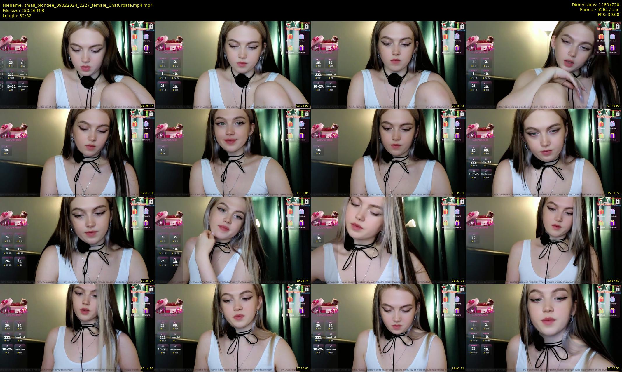 small_blondee — 33 minute Chaturbate female cam show recording, 720p, Feb 9, 2024