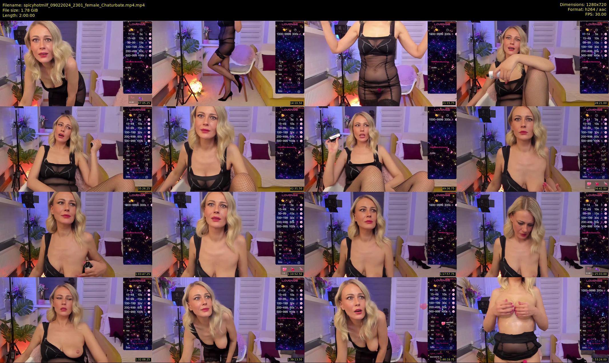 spicyhotmilf — 120 minute Chaturbate female cam show recording, 720p, Feb 9, 2024