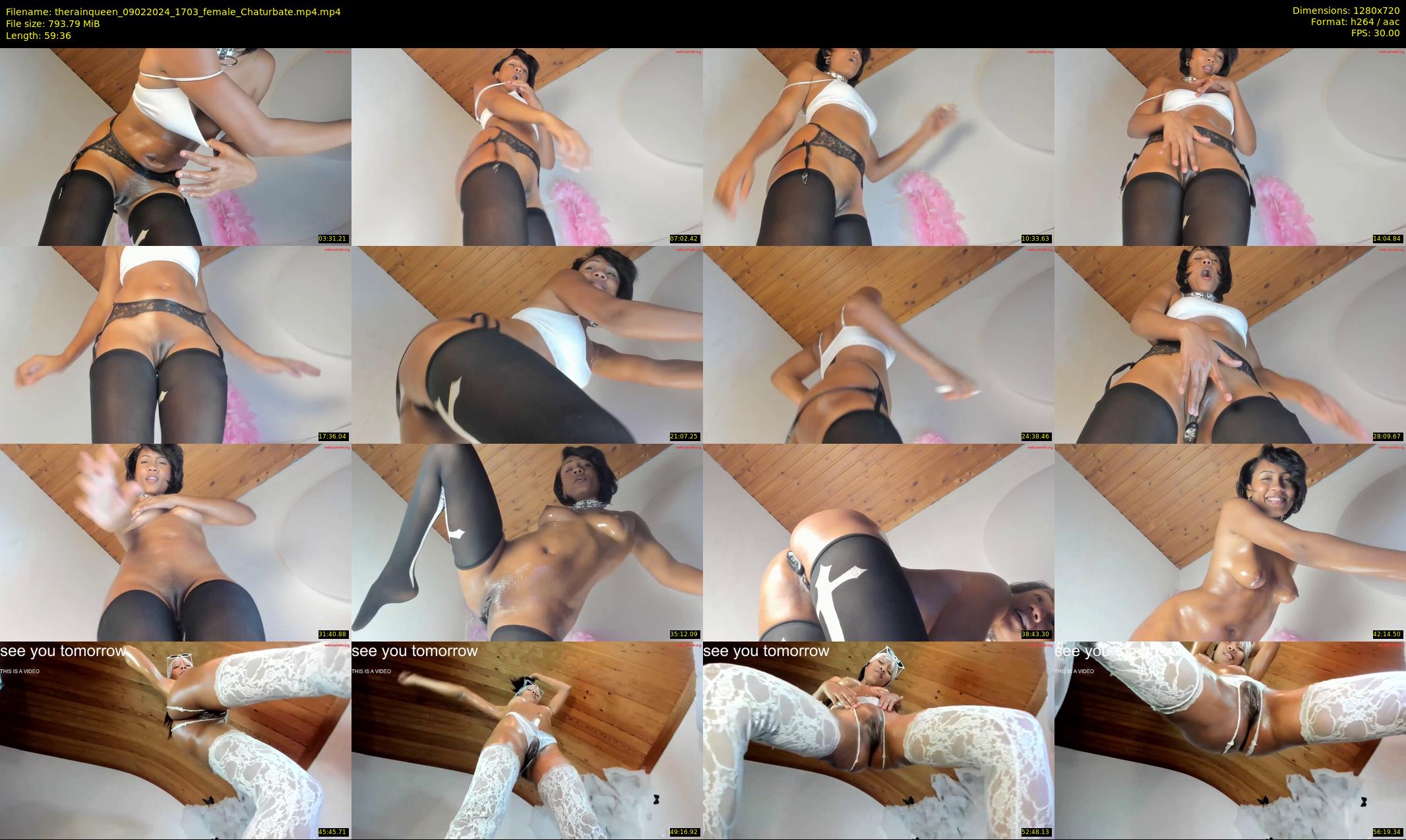 therainqueen — 60 minute Chaturbate female cam show recording, 720p, Feb 9, 2024