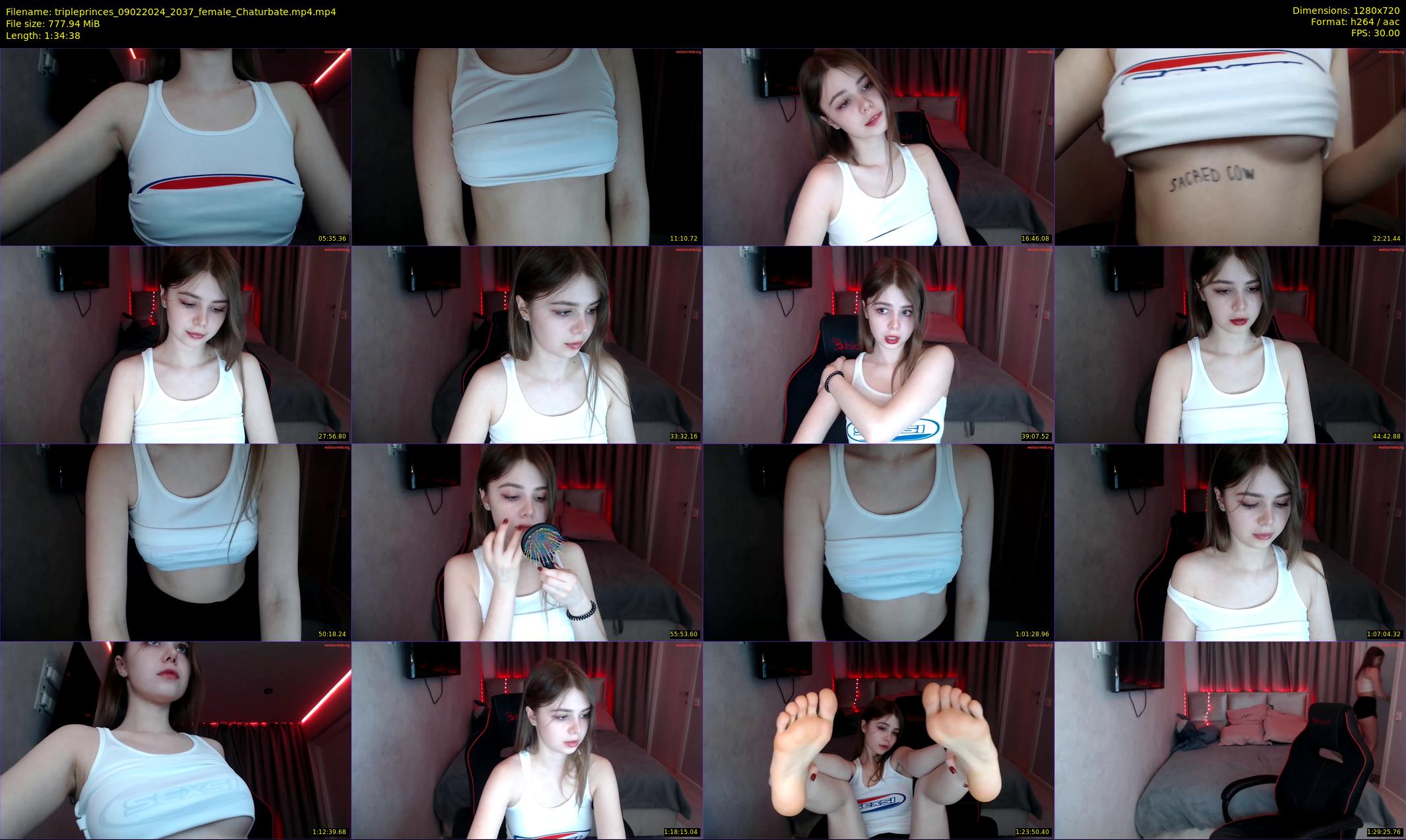 tripleprinces — 95 minute Chaturbate female cam show recording, 720p, Feb 9, 2024