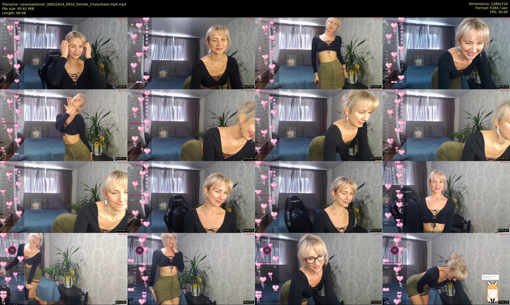 vanessakleiner — 9 minute Chaturbate female cam show recording, 720p, Feb 9, 2024