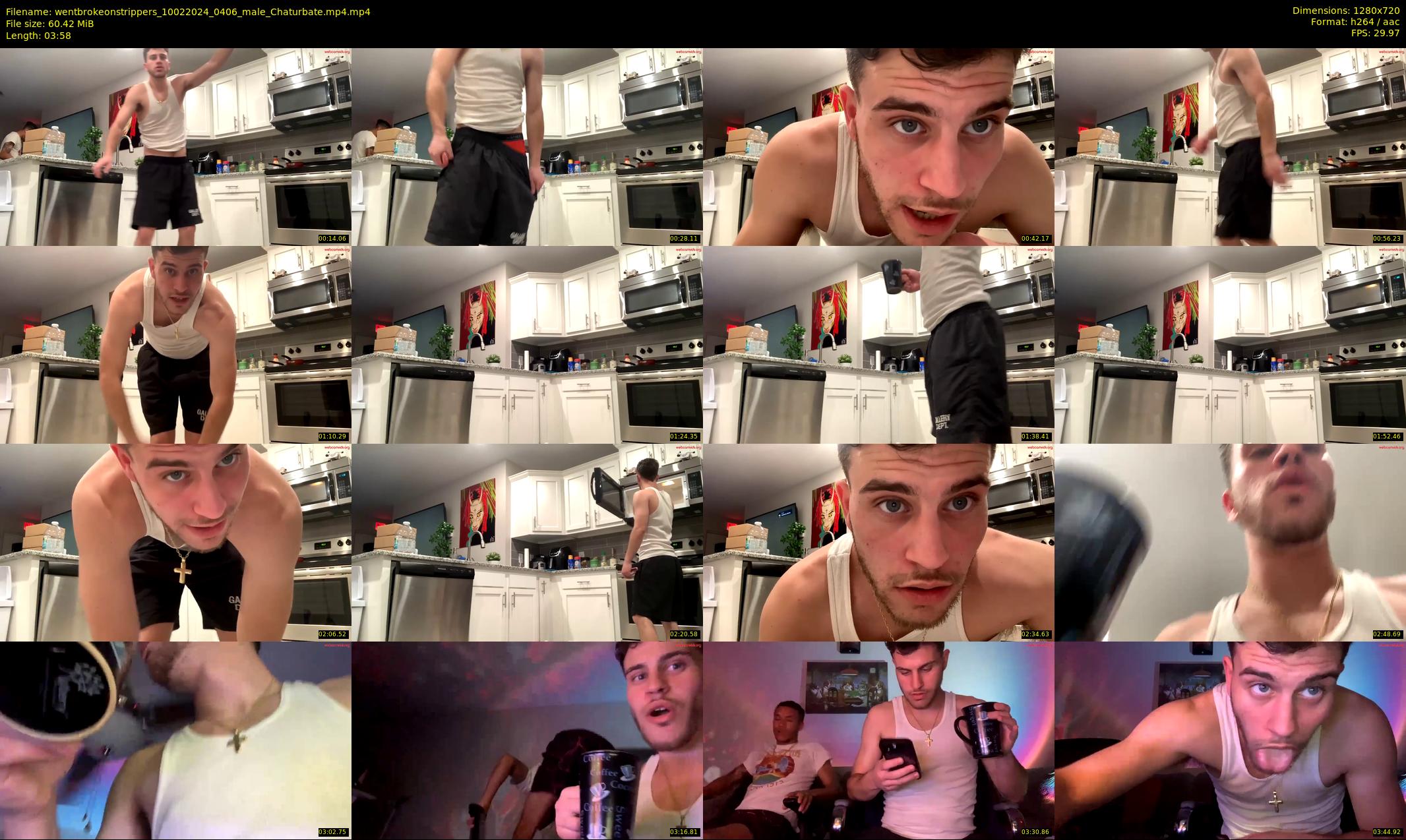 wentbrokeonstrippers — 4 minute Chaturbate male cam show recording, 720p, Feb 10, 2024