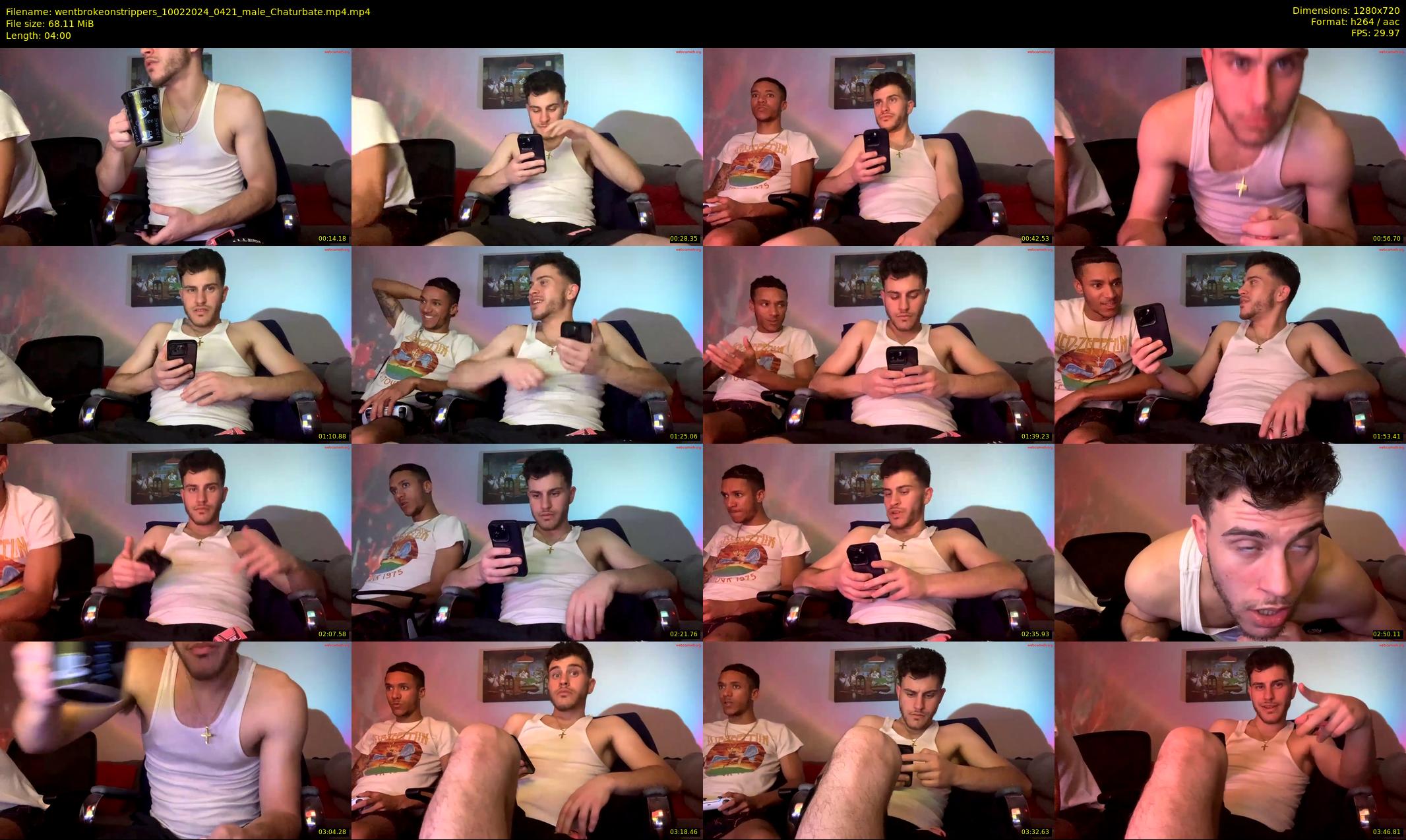 wentbrokeonstrippers — 4 minute Chaturbate male cam show recording, 720p, Feb 10, 2024