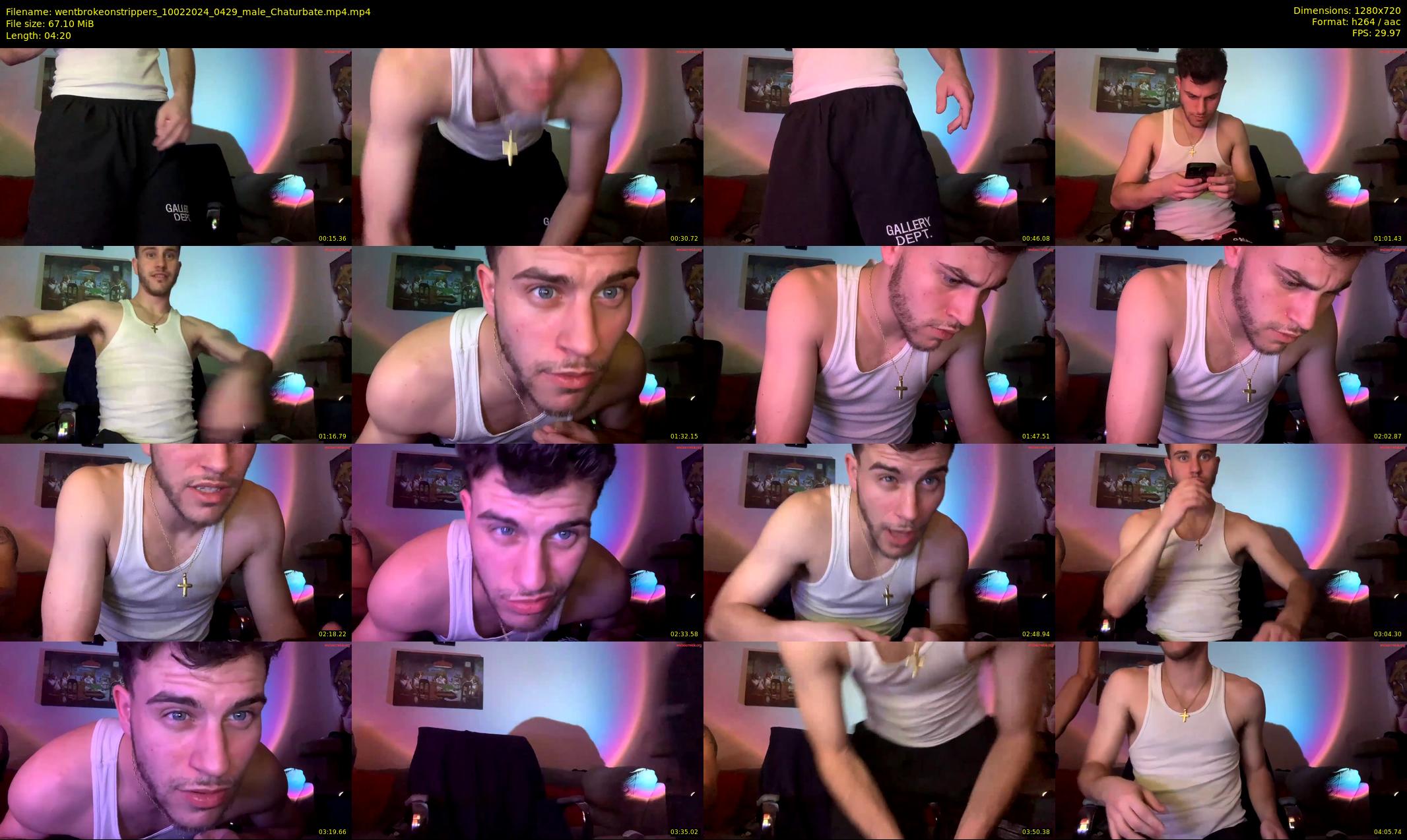 wentbrokeonstrippers — 5 minute Chaturbate male cam show recording, 720p, Feb 10, 2024