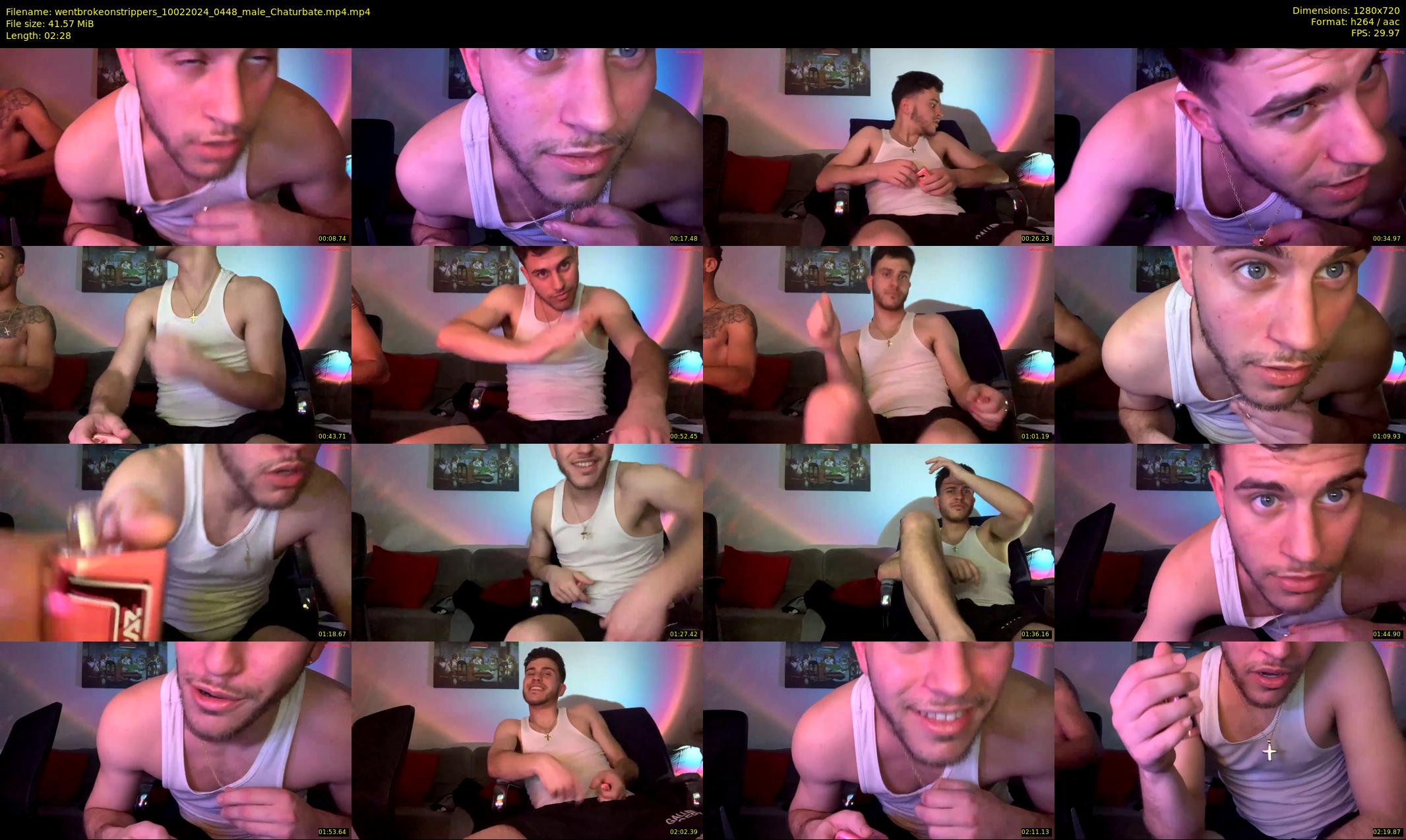 wentbrokeonstrippers — 3 minute Chaturbate male cam show recording, 720p, Feb 10, 2024