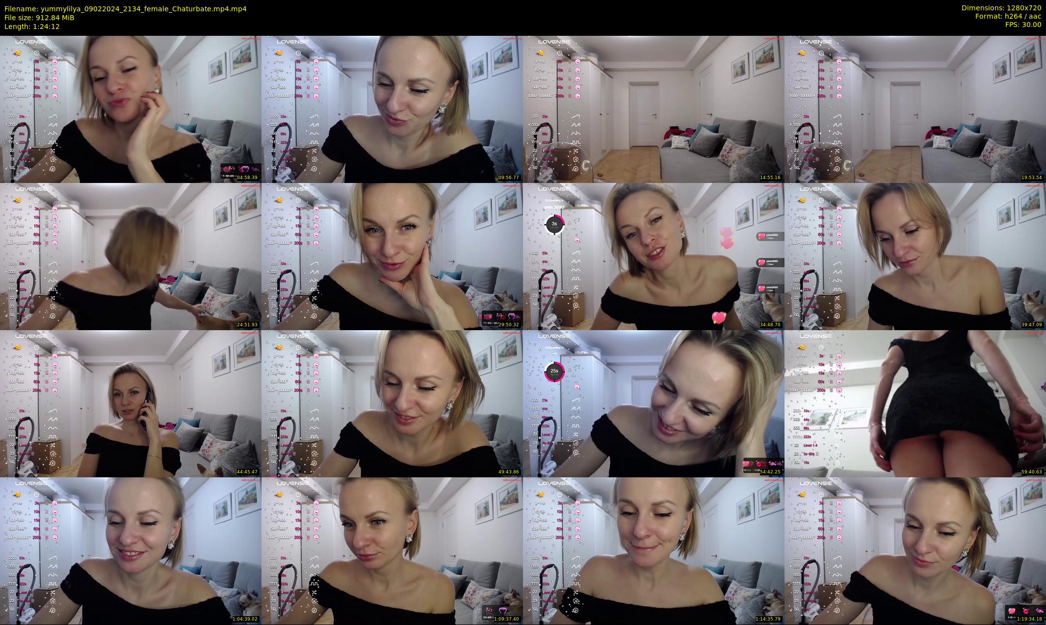 yummylilya — 85 minute Chaturbate female cam show recording, 720p, Feb 9, 2024