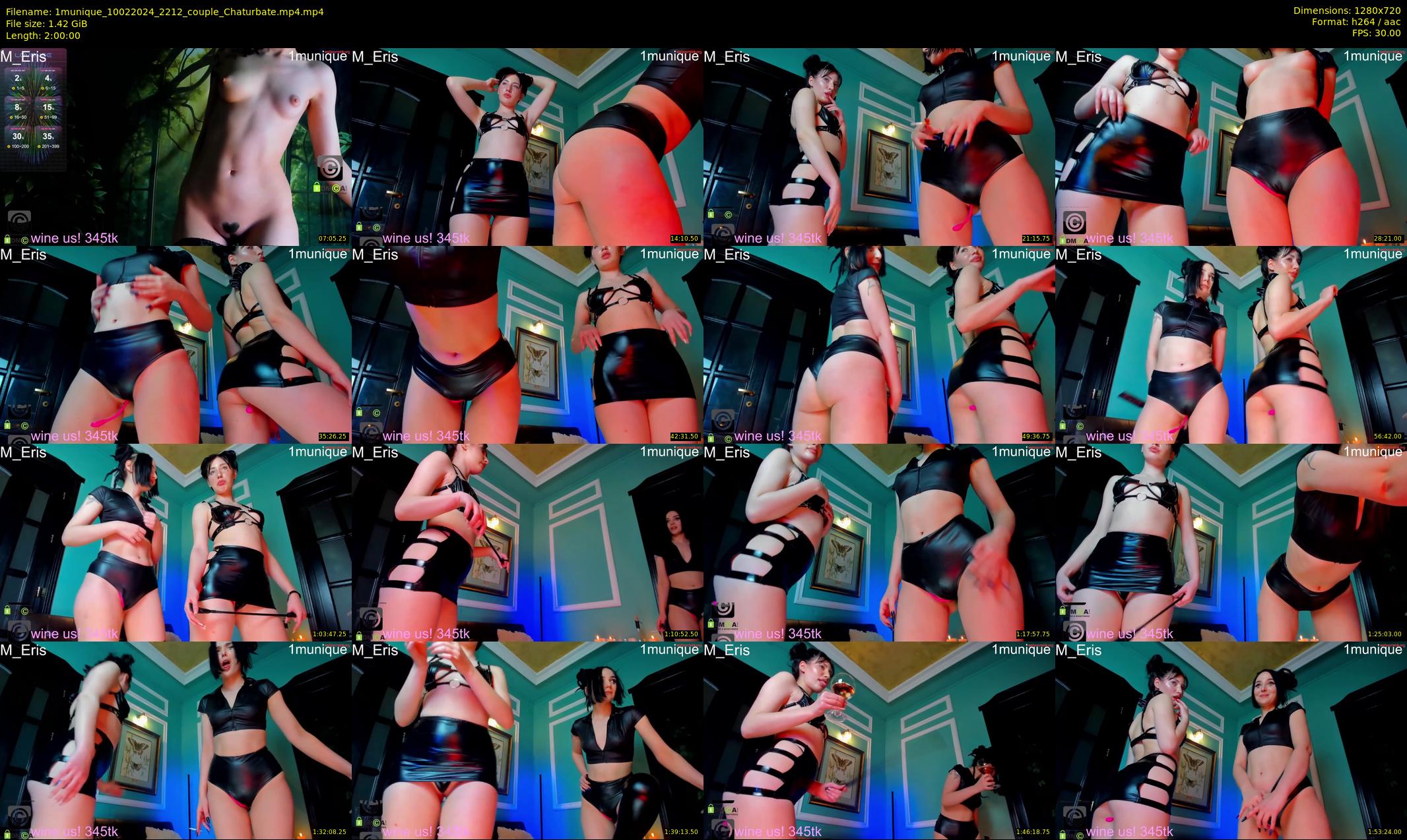 1munique — 120 minute Chaturbate female cam show recording, 720p, Feb 10, 2024