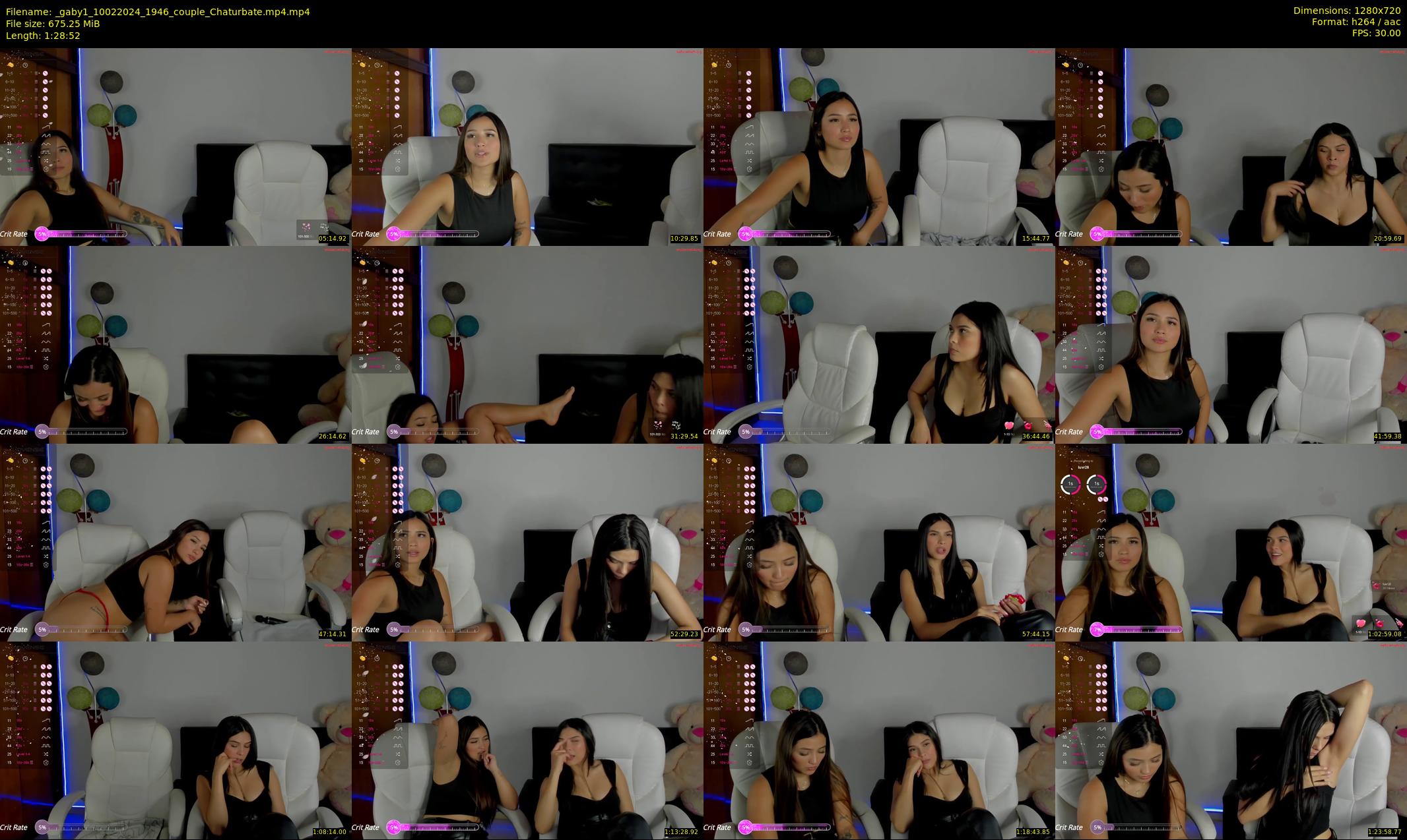 _gaby1 — 89 minute Chaturbate female cam show recording, 720p, Feb 10, 2024
