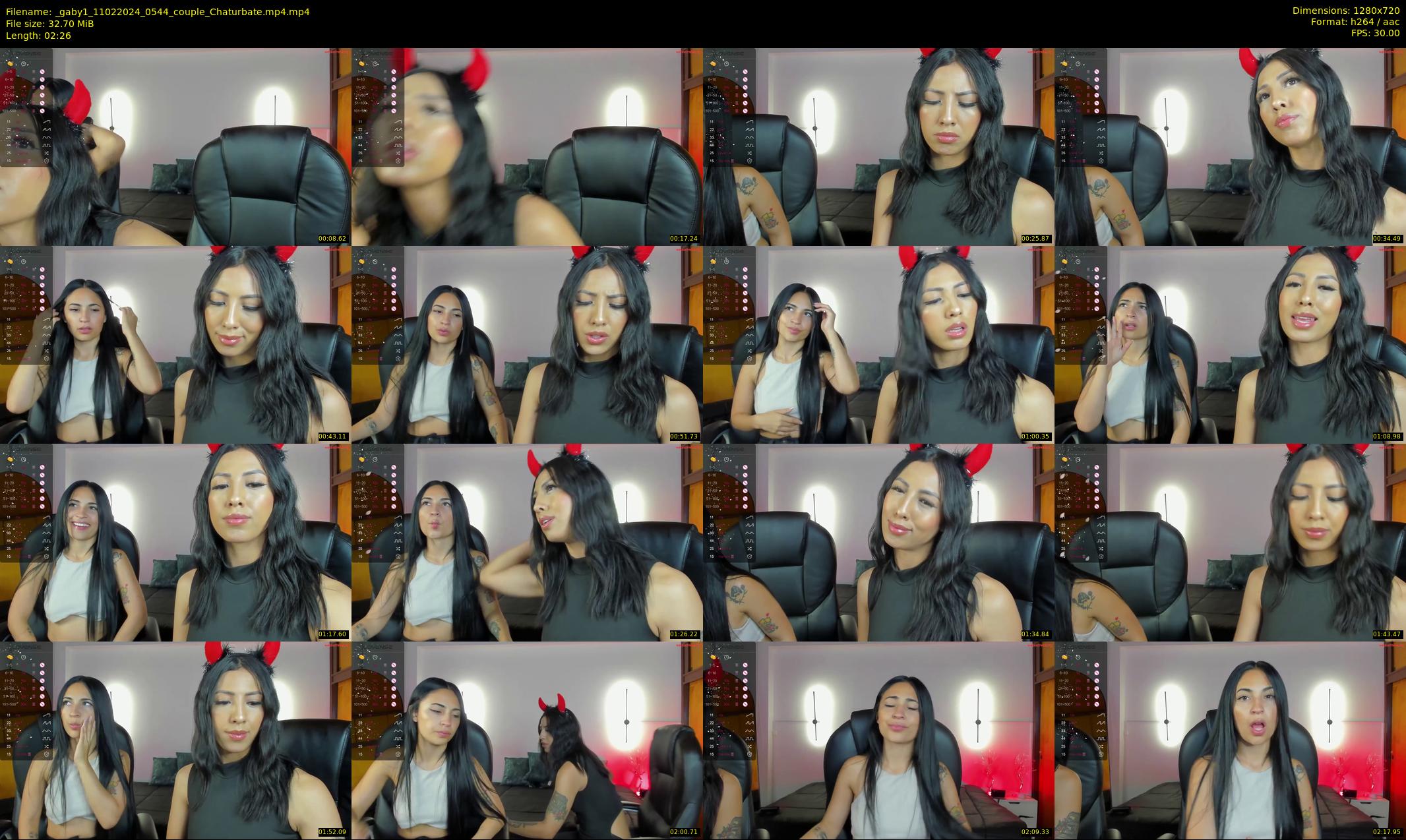 _gaby1 — 3 minute Chaturbate female cam show recording, 720p, Feb 11, 2024