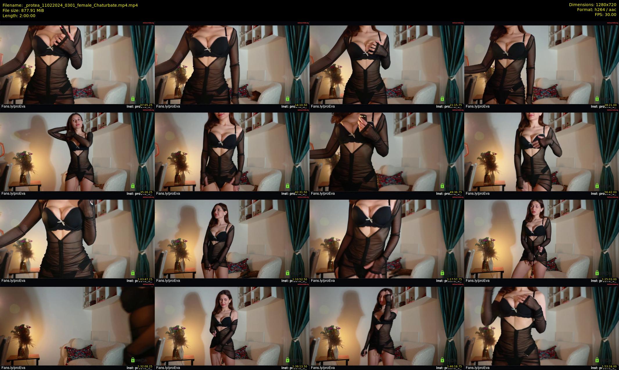 _protea — 120 minute Chaturbate female cam show recording, 720p, Feb 11, 2024