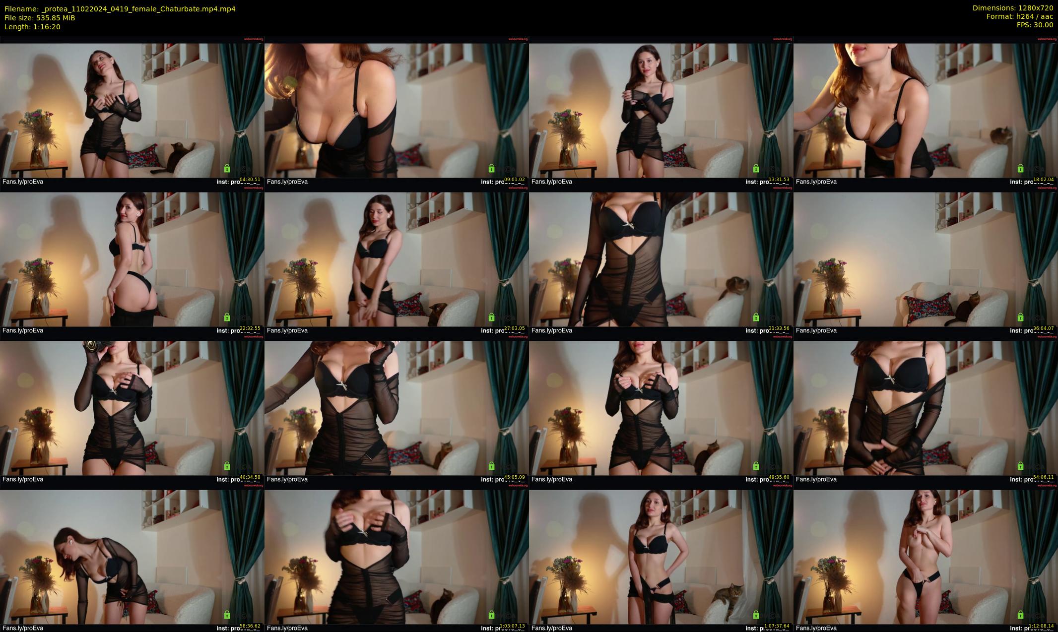 _protea — 77 minute Chaturbate female cam show recording, 720p, Feb 11, 2024