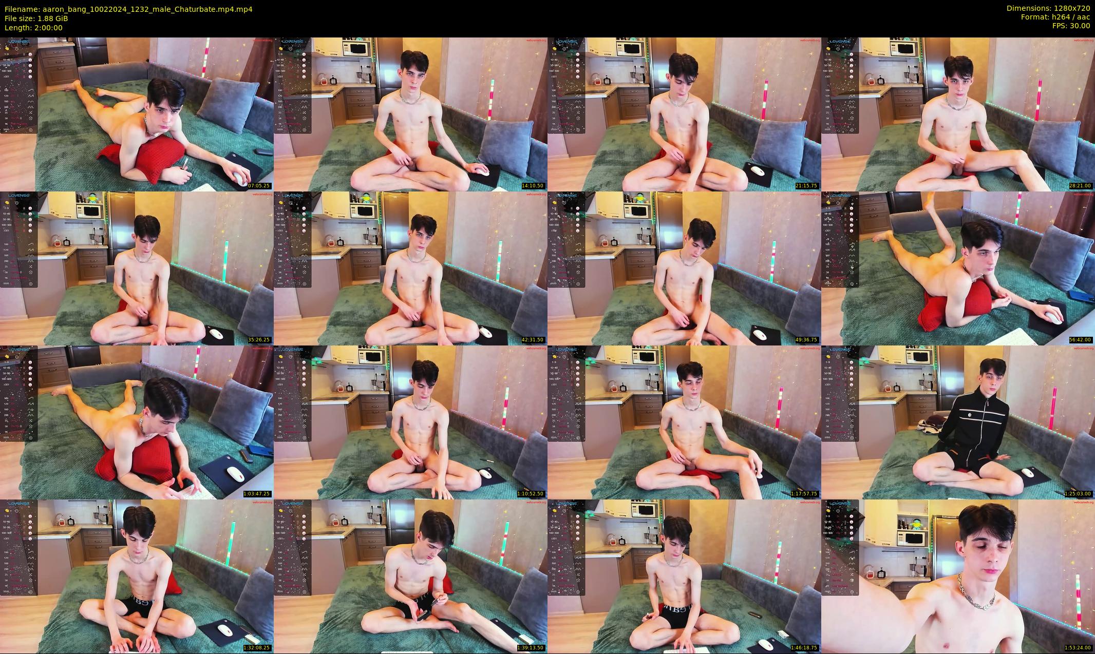aaron_bang — 120 minute Chaturbate male cam show recording, 720p, Feb 10, 2024