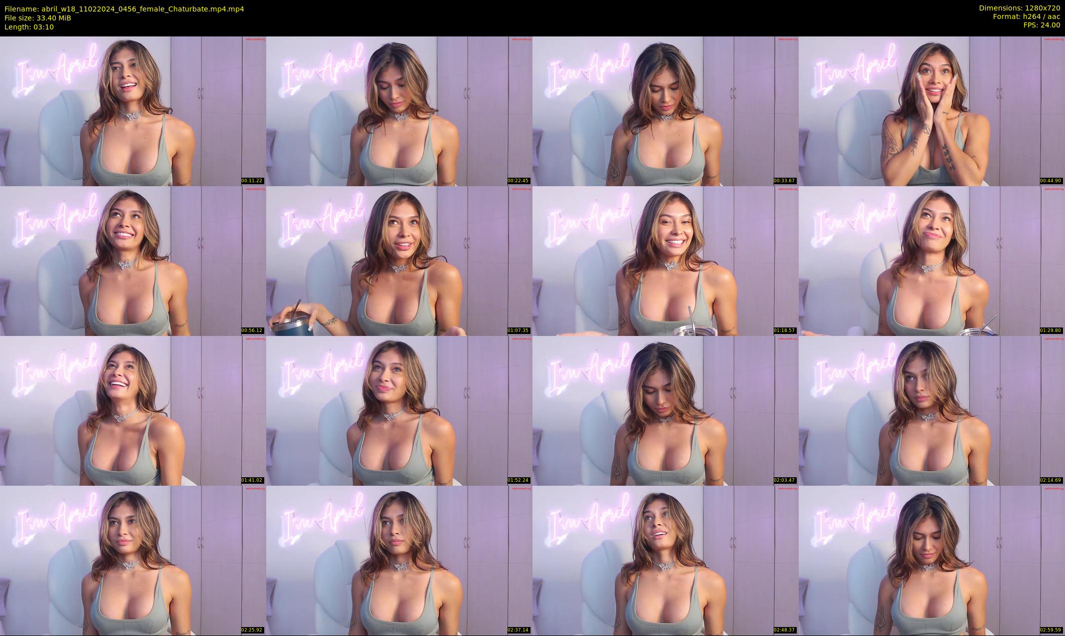abril_w18 — 4 minute Chaturbate female cam show recording, 720p, Feb 11, 2024