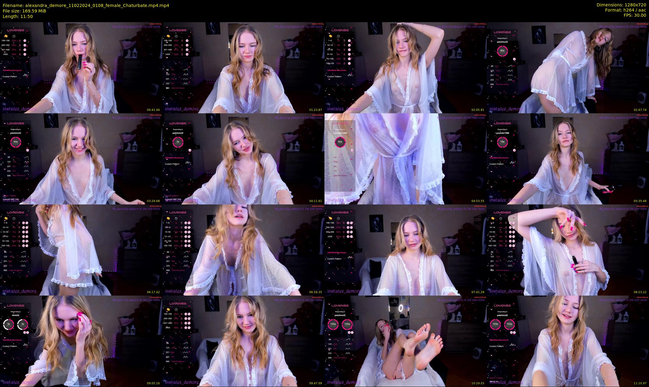 alexandra_demore — 12 minute Chaturbate female cam show recording, 720p, Feb 11, 2024