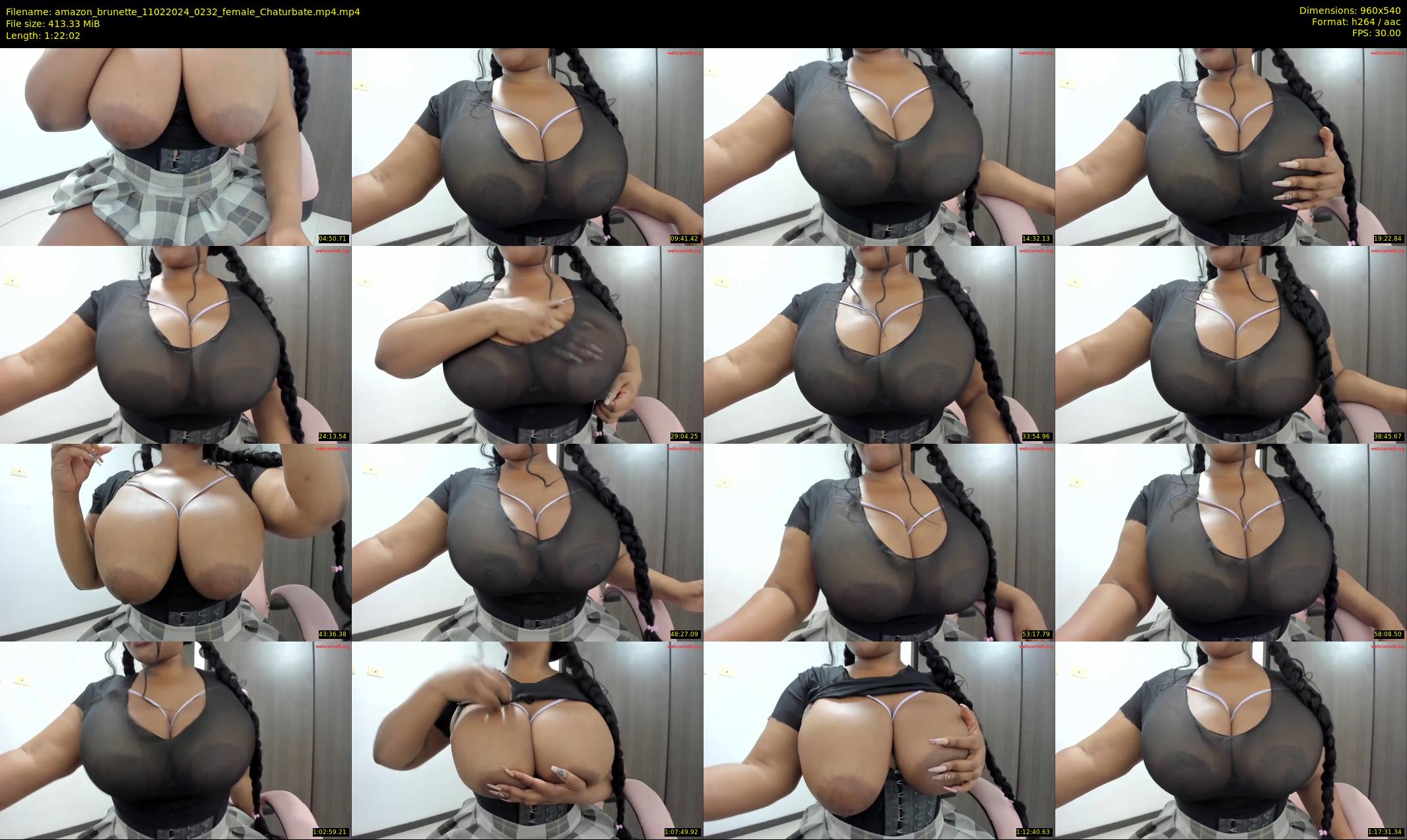 amazon_brunette — 83 minute Chaturbate female cam show recording, 480p, Feb 11, 2024