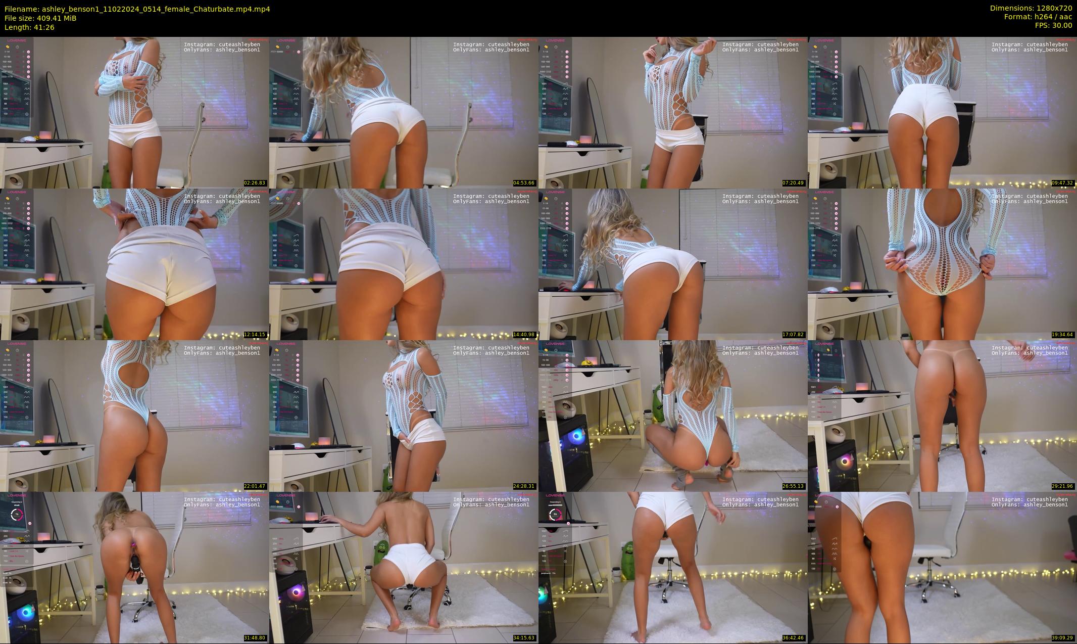 ashley_benson1 — 42 minute Chaturbate female cam show recording, 720p, Feb 11, 2024