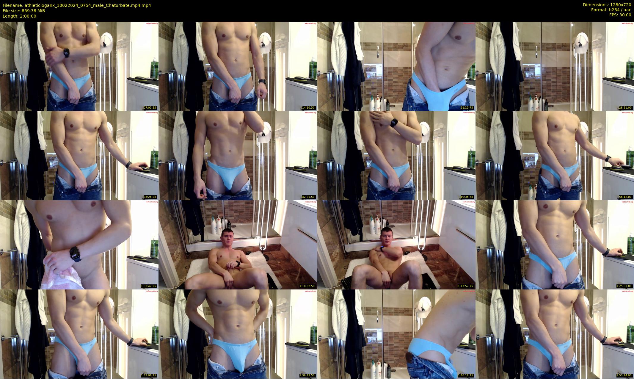 athleticloganx — 120 minute Chaturbate male cam show recording, 720p, Feb 10, 2024