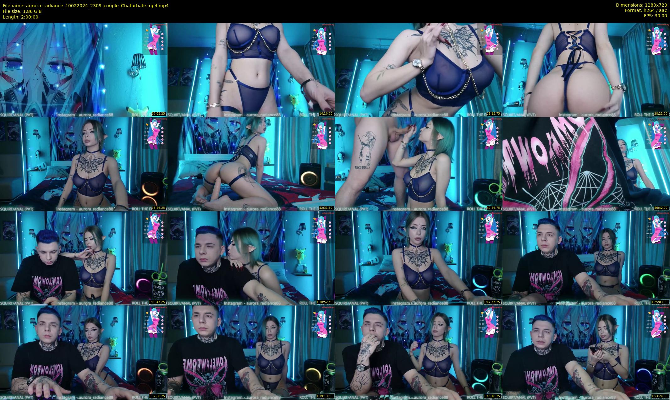 aurora_radiance — 120 minute Chaturbate couple cam show recording, 720p, Feb 10, 2024