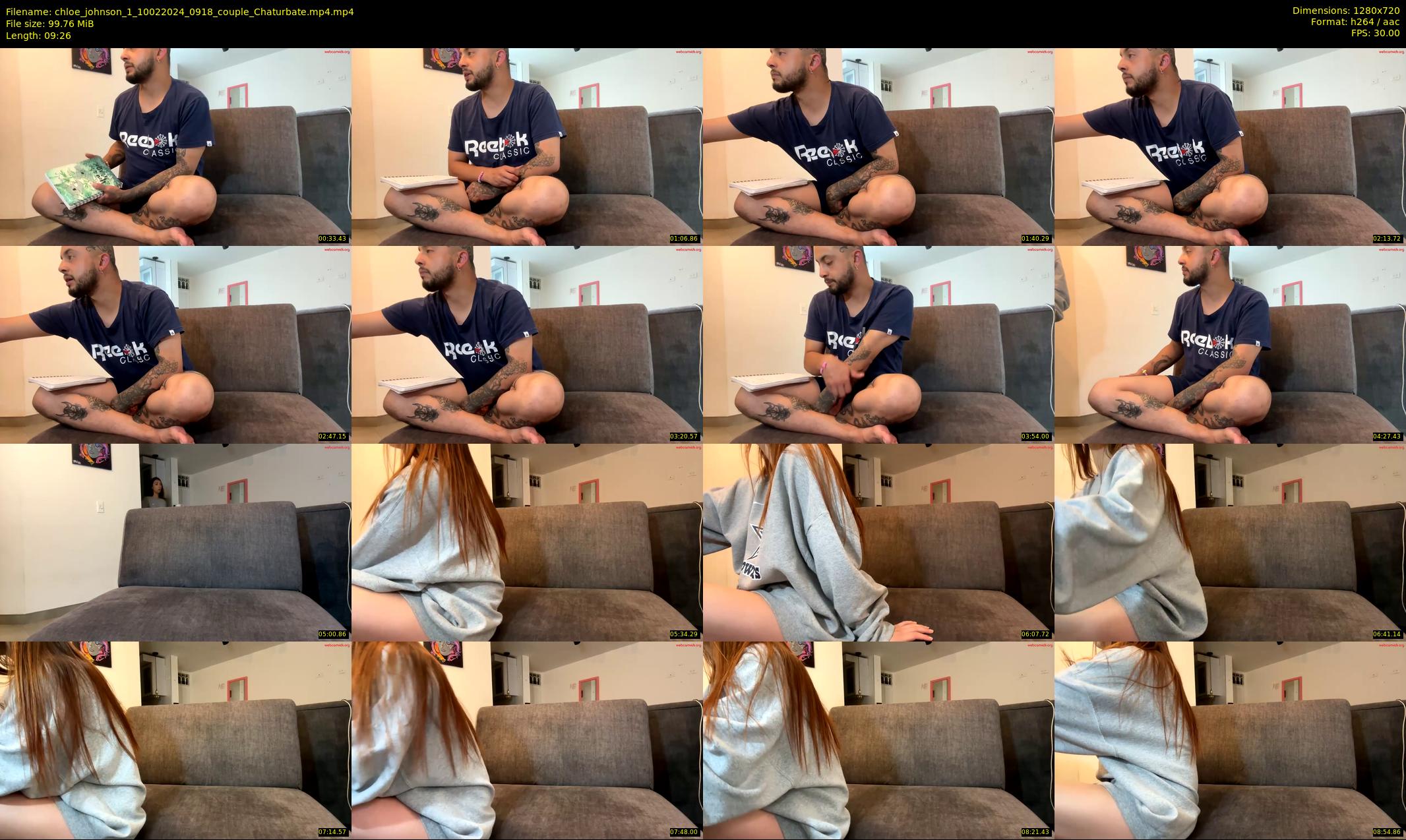 chloe_johnson_1 — 10 minute Chaturbate couple cam show recording, 720p, Feb 10, 2024