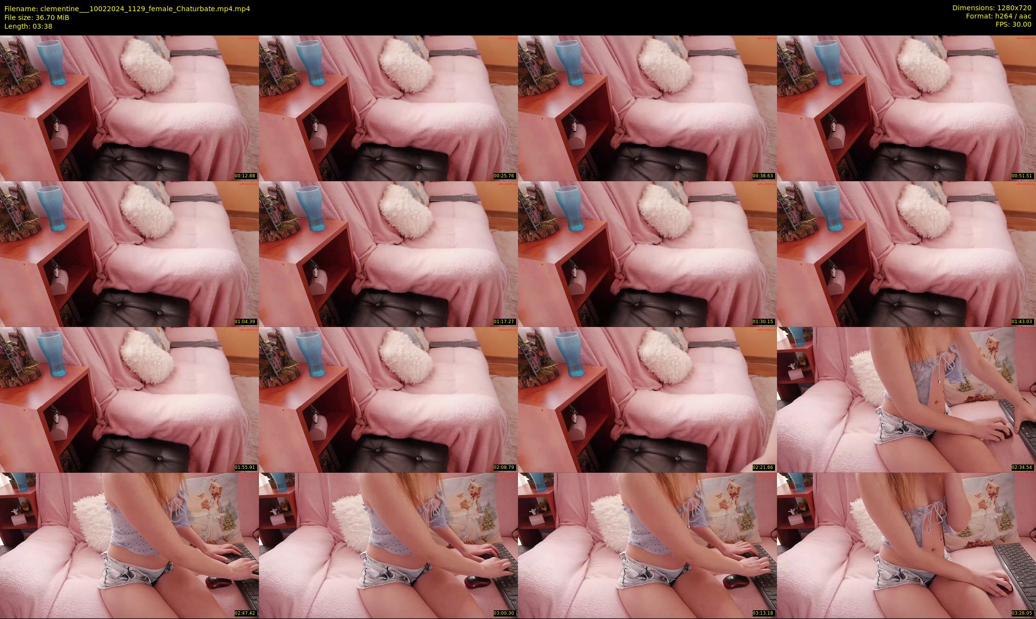 clementine__ — 4 minute Chaturbate female cam show recording, 720p, Feb 10, 2024